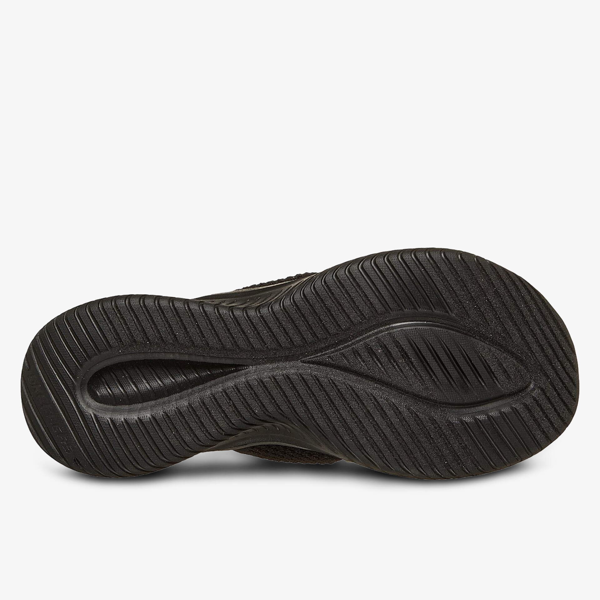 Robuste schwarze Schuhsohle mit langlebigem Profil