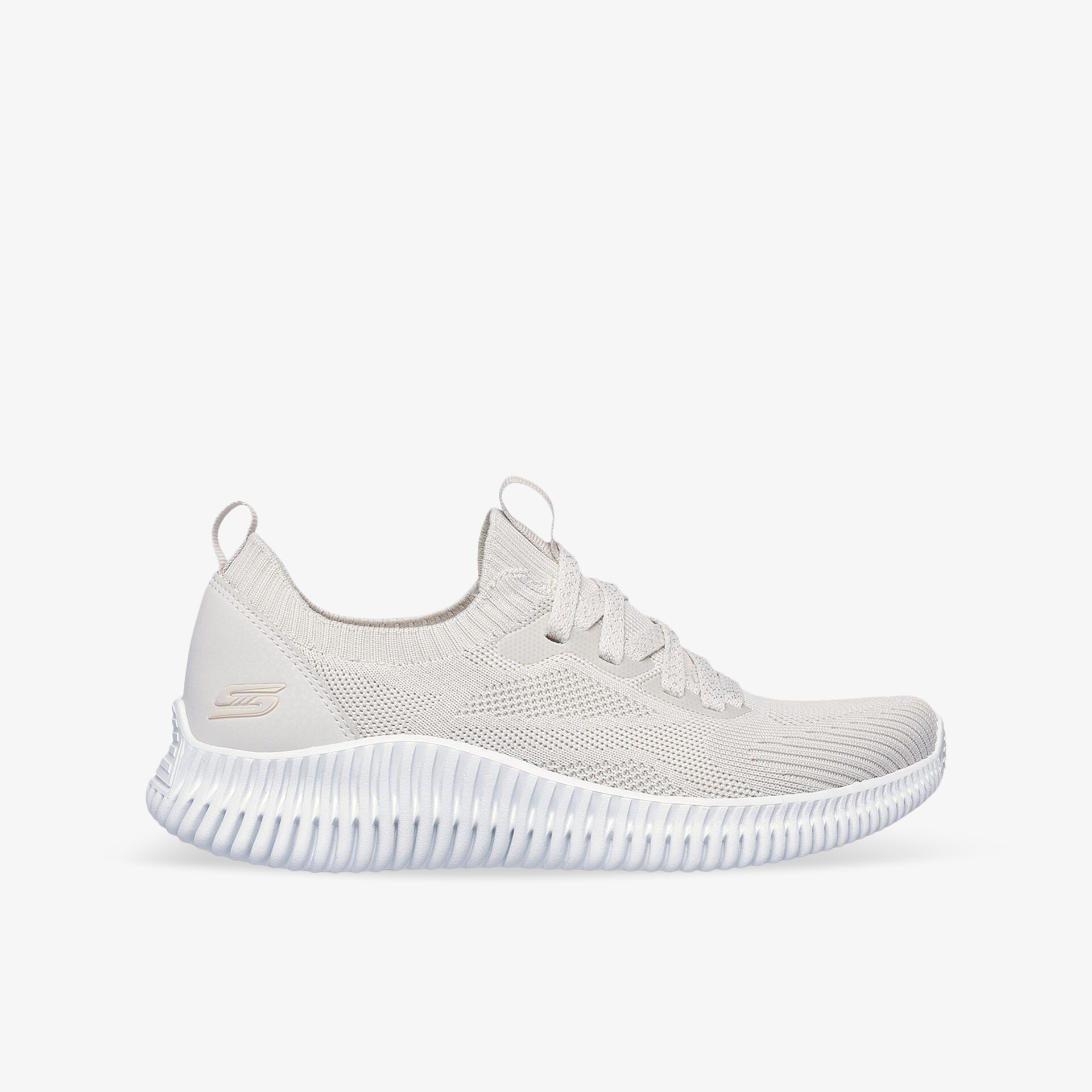 Leichter weißer Sneaker mit atmungsaktivem Material und flexibler Sohle für hohen Tragekomfort