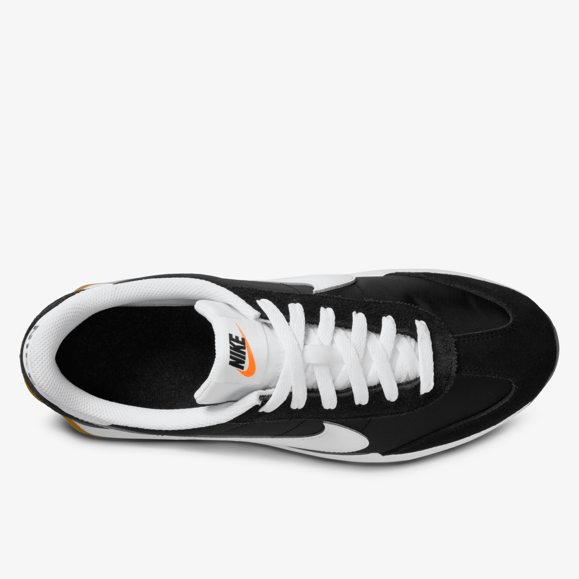 Schwarzer und weißer Sneaker mit Schnürung, ideal für Alltag und Freizeit