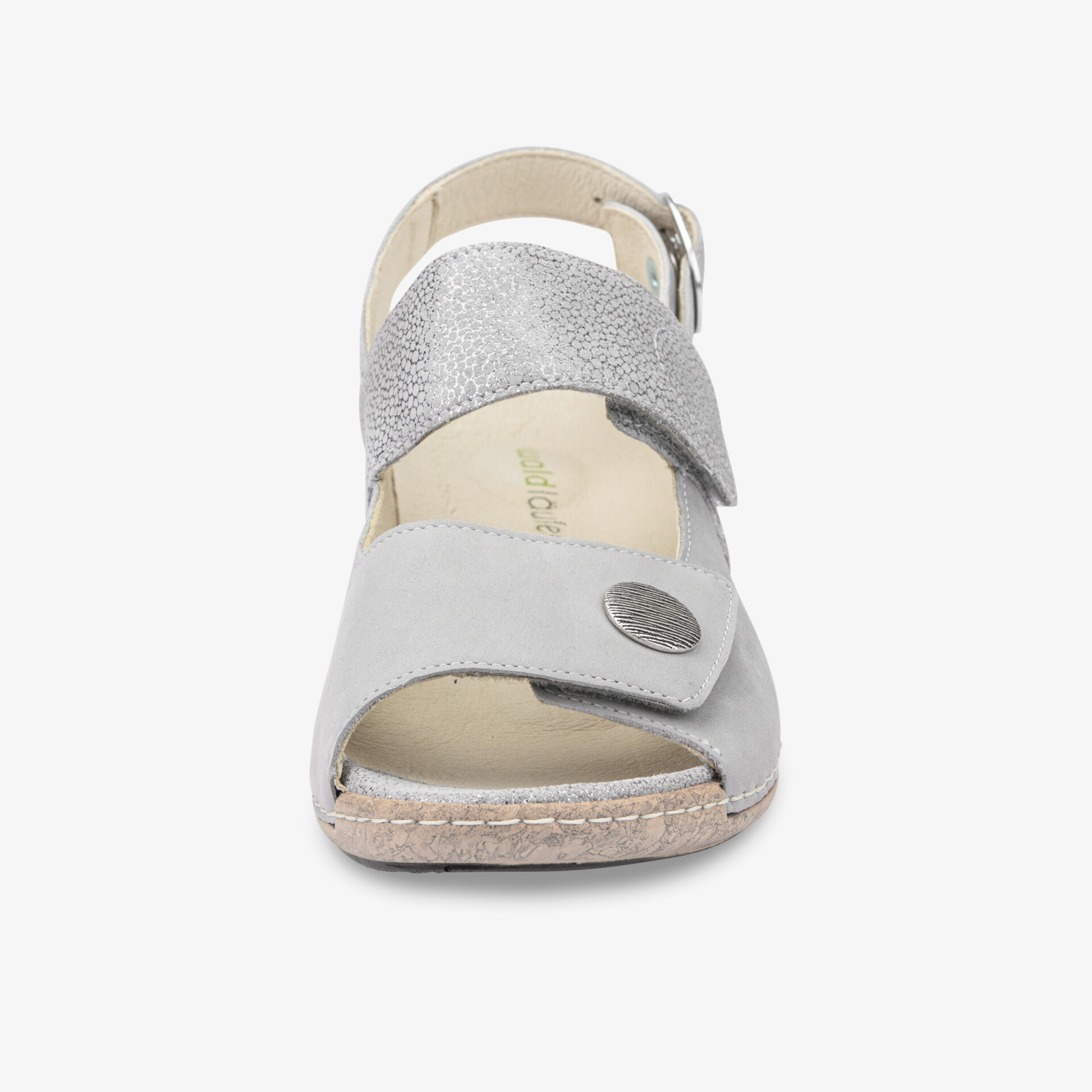 Bequemer Schuh mit verstellbarem Riemen und weichem Fußbett, rutschfeste Sohle und eleganter Optik