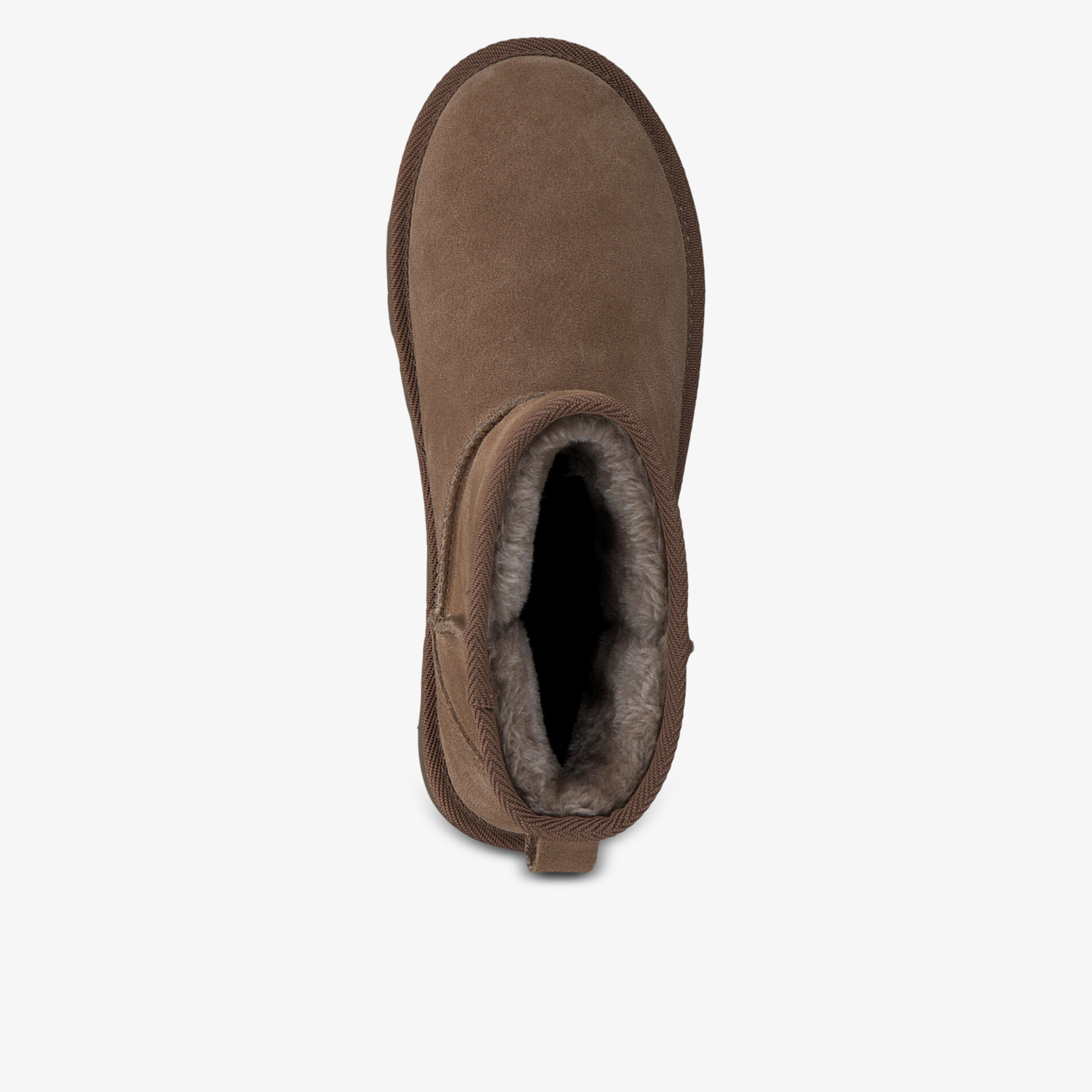 Warmer brauner Schaffellstiefel mit weichem Innenfutter und robustem Material für optimalen Komfort