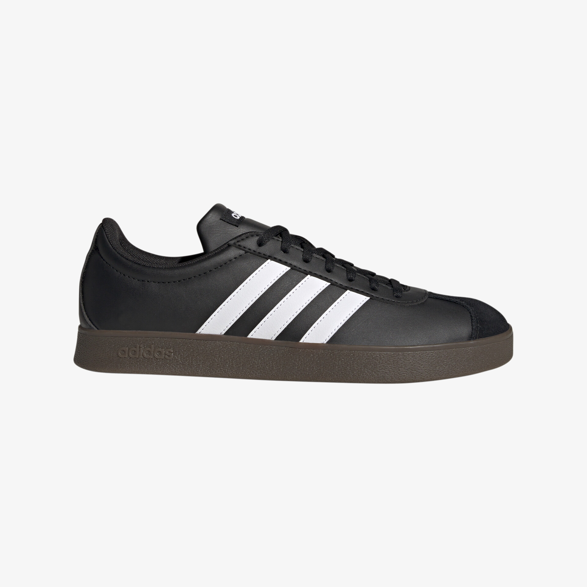 Modischer schwarzer Sneaker mit Kontrastreifen, ideal für sportlichen und lässigen Stil