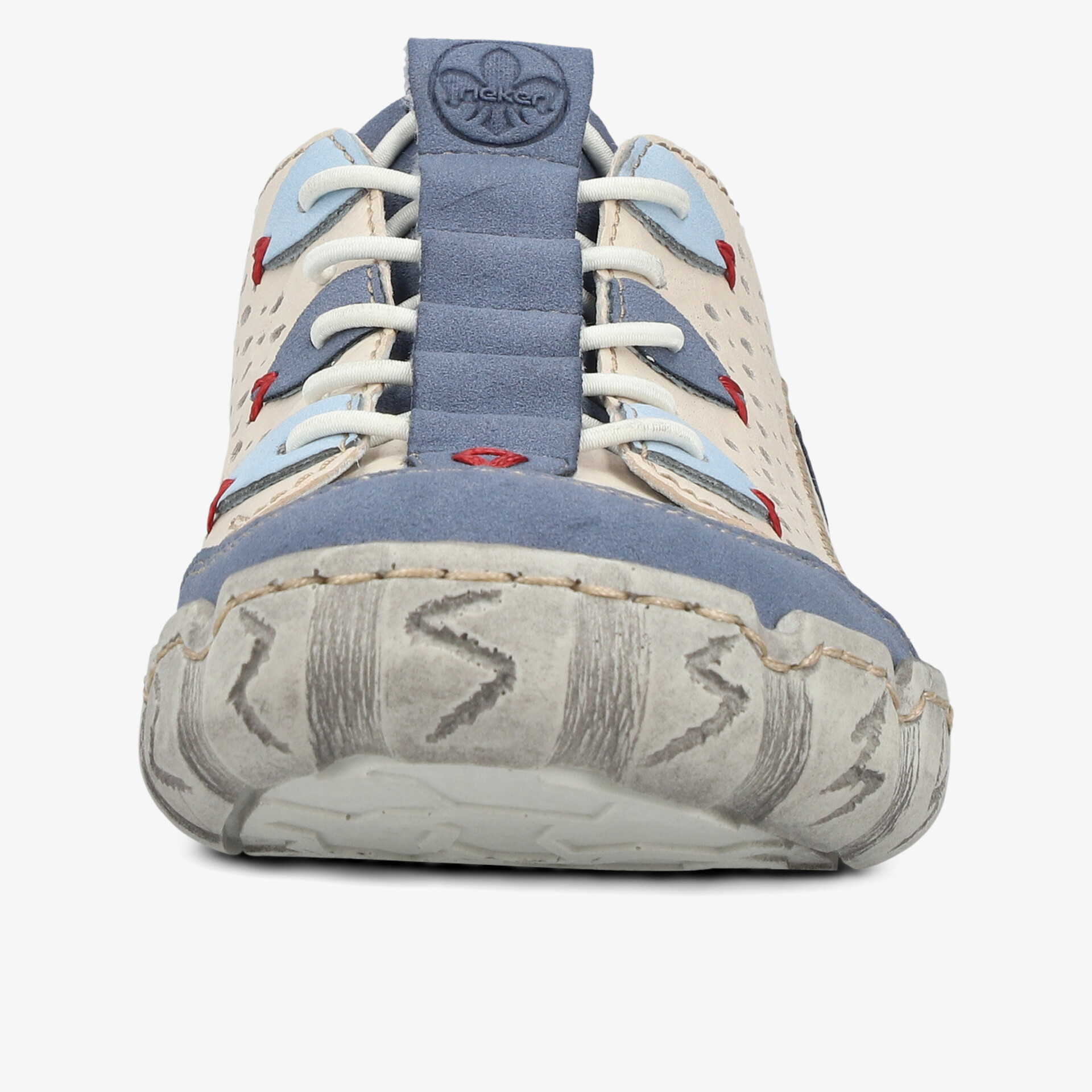 robuster Schuh mit bequemer Passform und rutschfester Sohle frontal abgebildet