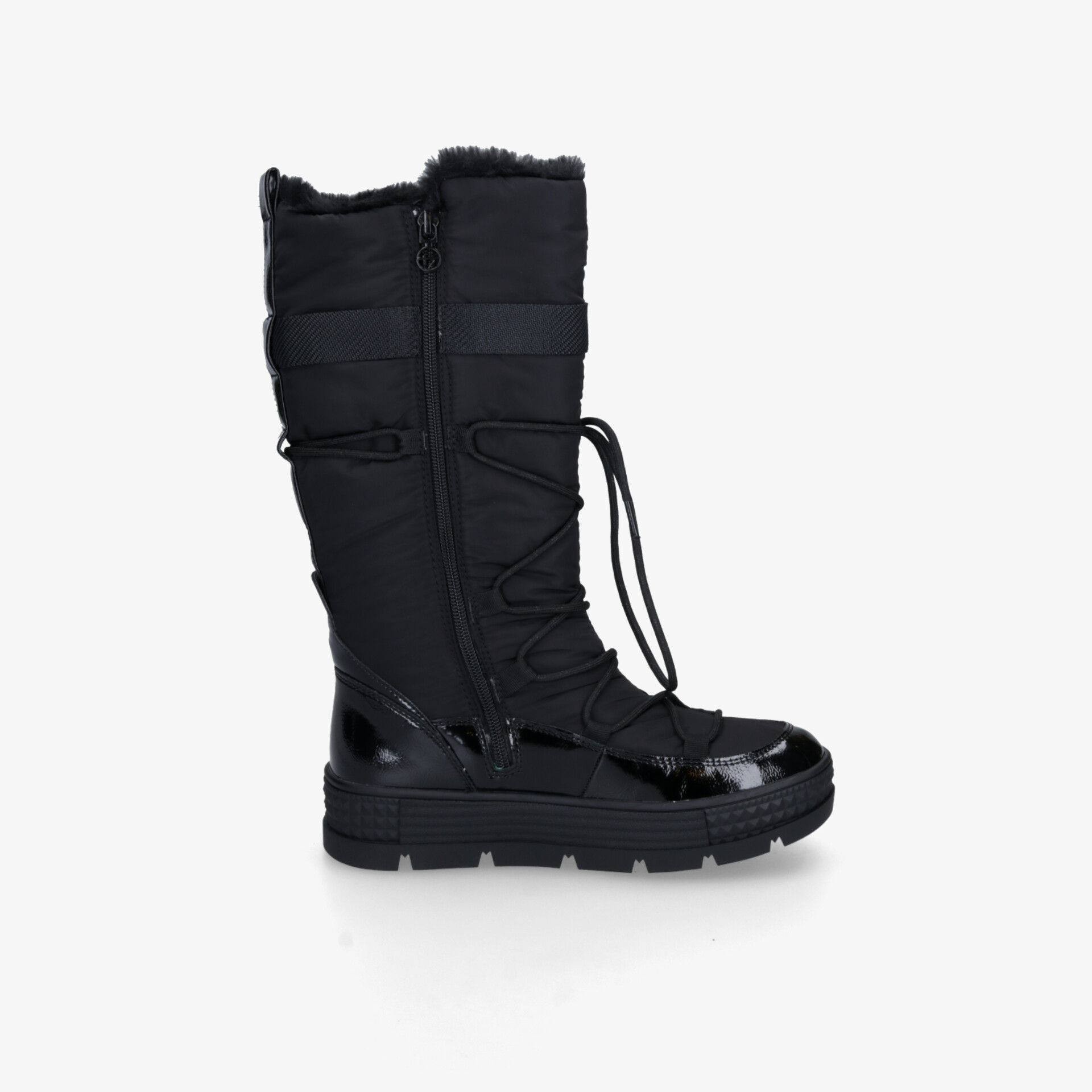 Hochwertiger Winterstiefel mit warmem Innenfutter, wasserabweisendem Material und robuster rutschfester Sohle
