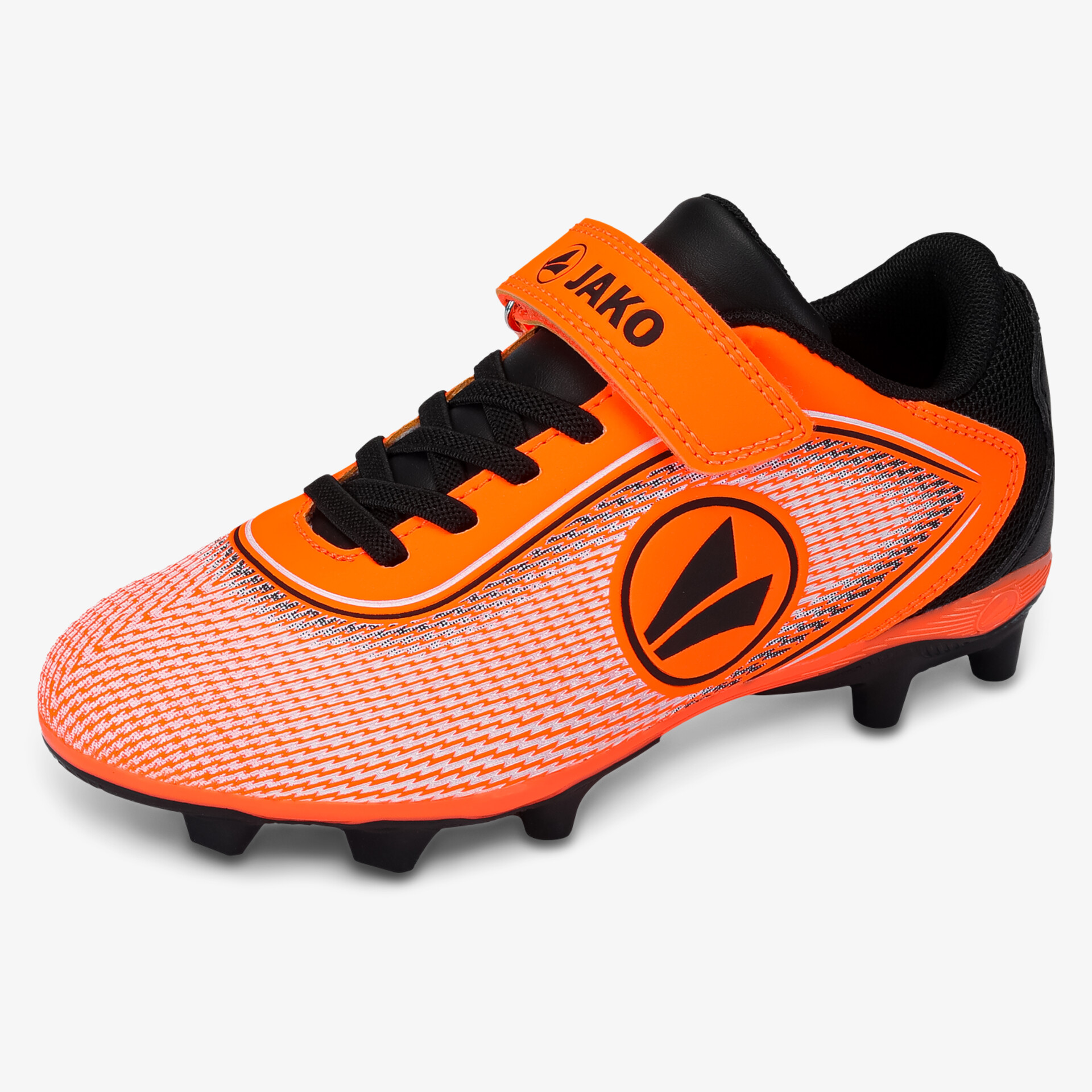 Leichter, atmungsaktiver Sportschuh mit robustem Klettverschluss und Stollenprofil für sicheren Halt