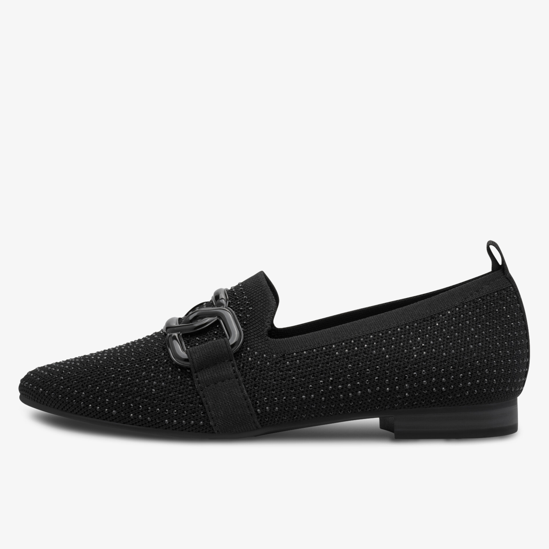 Eleganter Schuh mit schlichter Verzierung. Perfekt für vielseitige Anlässe.