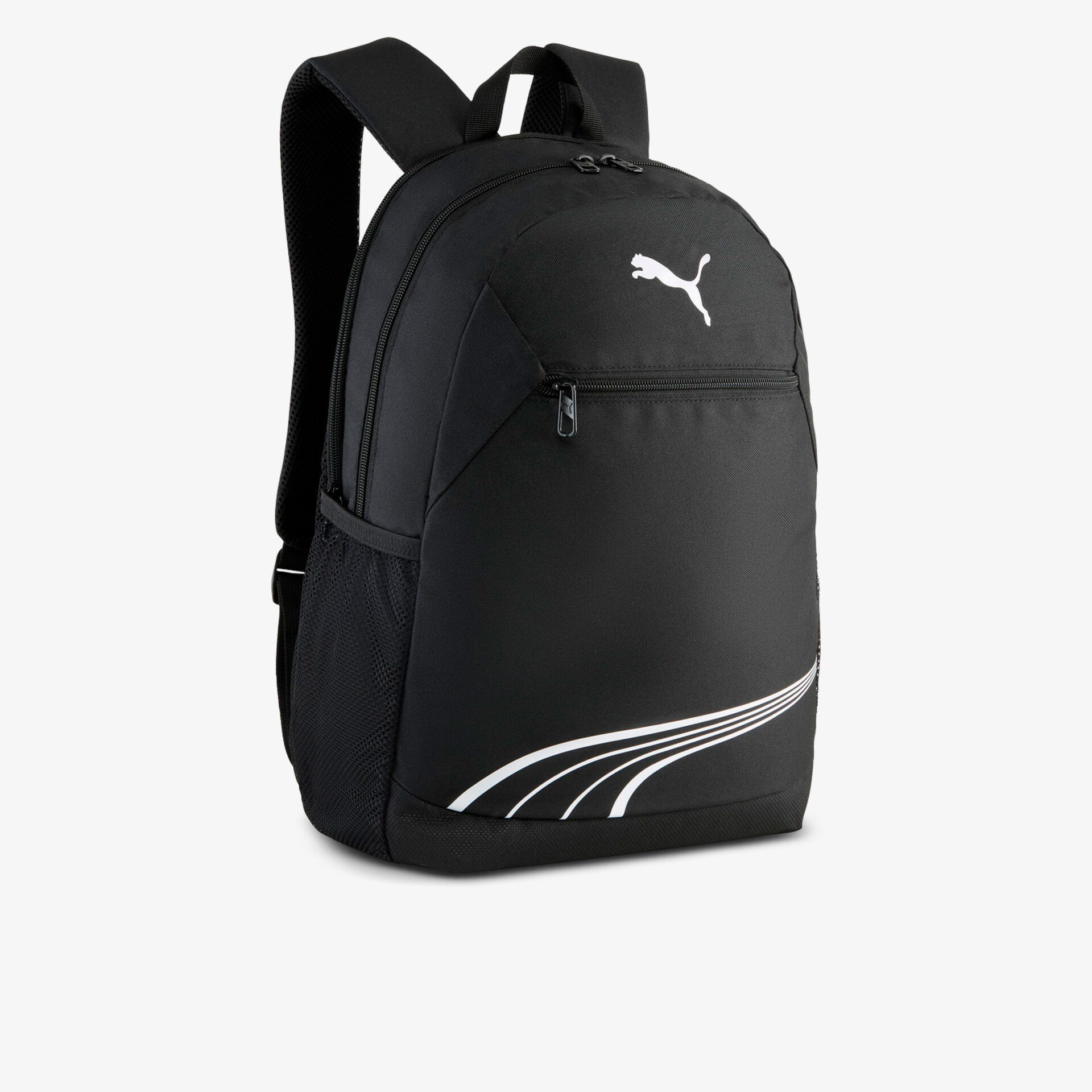 Moderner schwarzer Rucksack mit großem Stauraum und robustem, leichtem Material für sportlichen und komfortablen Gebrauch