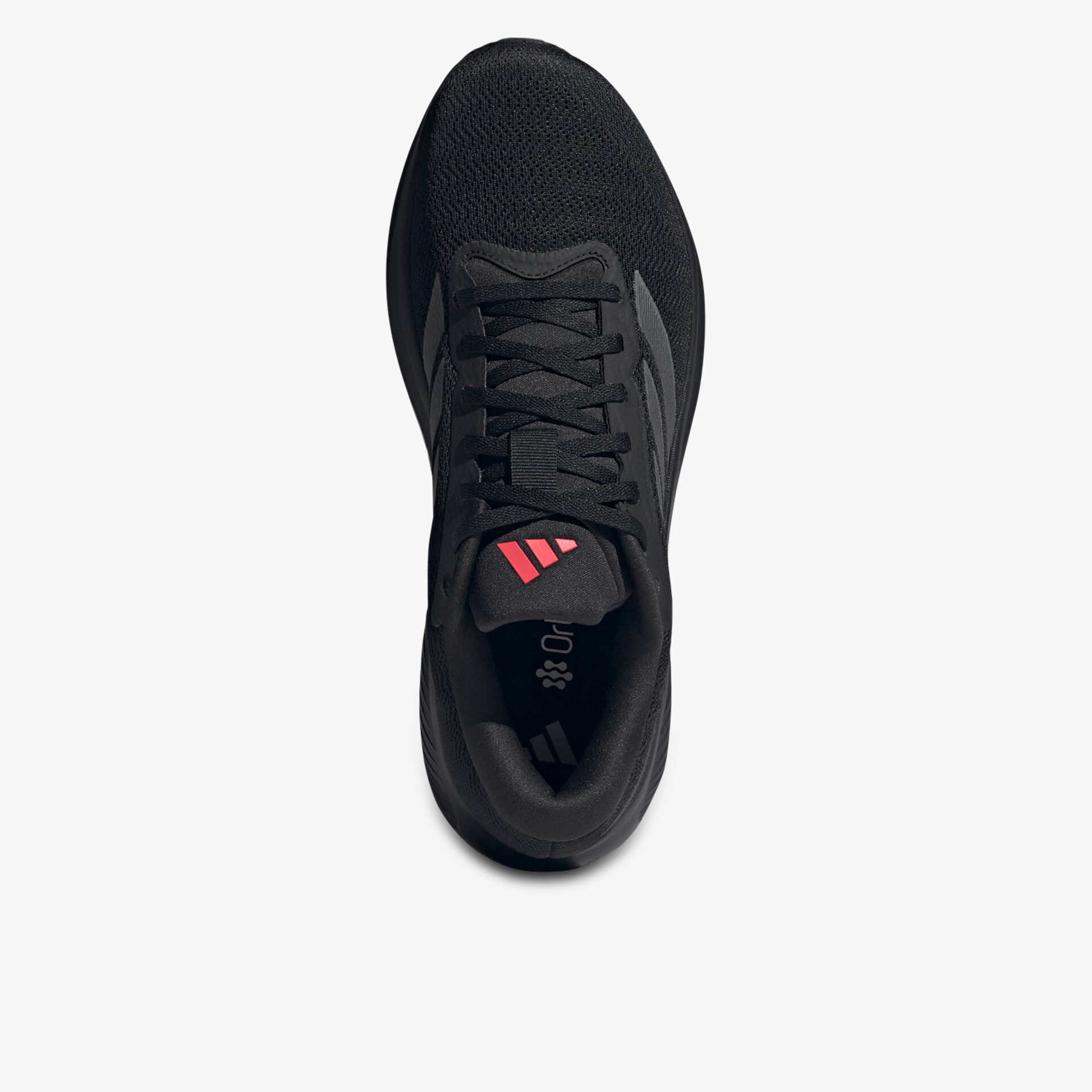 leichter und atmungsaktiver sportlicher schuh mit schnürung in schwarzem design