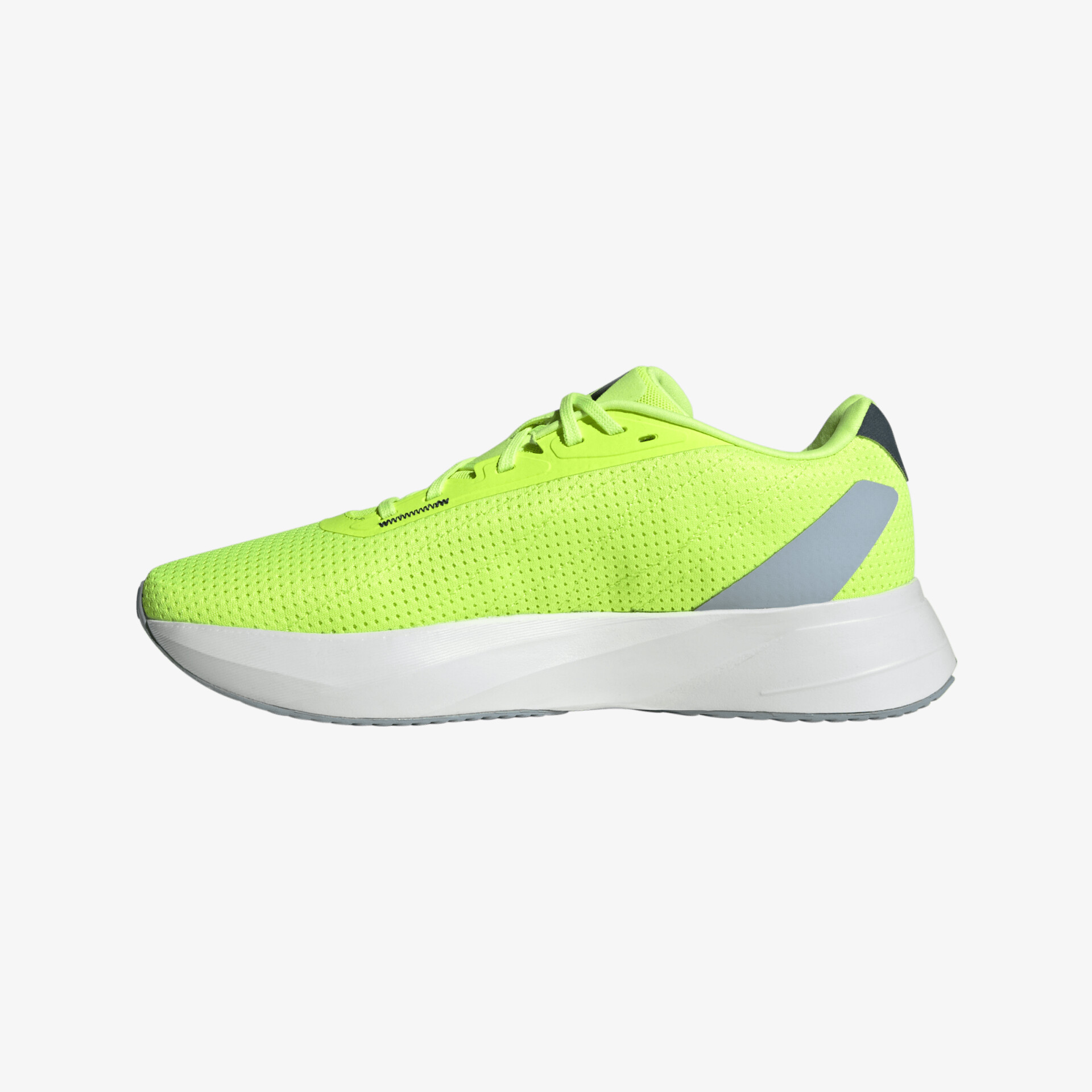 Neon grüner leichter Sportschuh mit atmungsaktivem Obermaterial und bequemer Sohle.