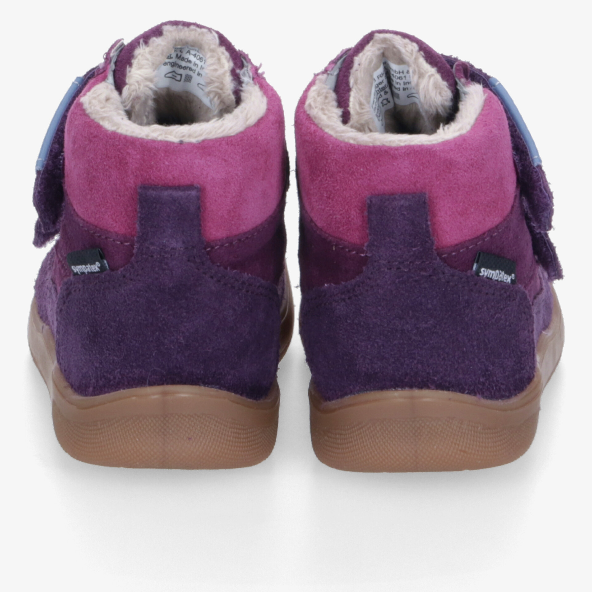 Warme, gepolsterte Winterstiefel mit rutschfester Sohle und praktischem Klettverschluss