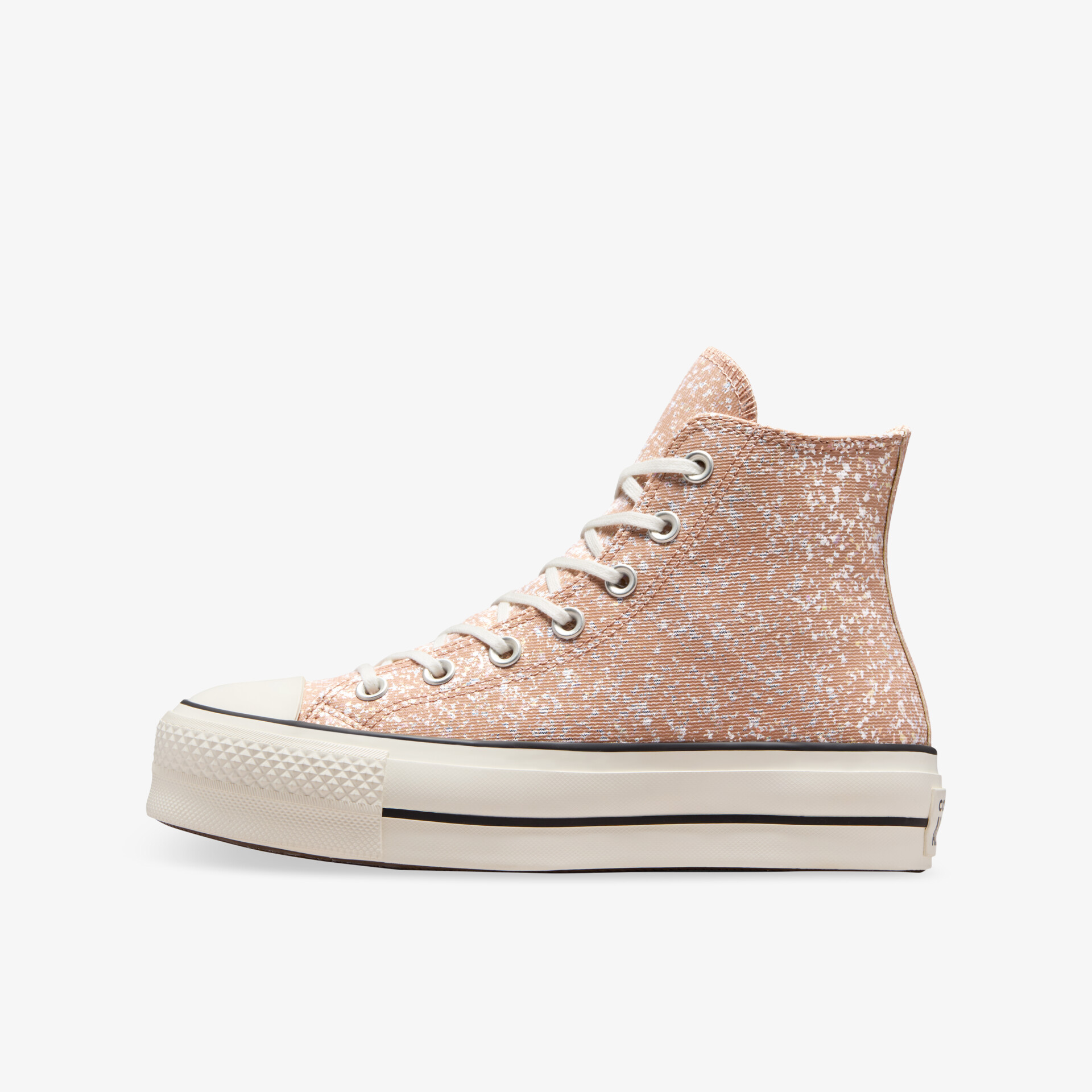 Rosa High-Top Sneaker mit komfortabler Passform und langlebiger Sohle, modisch und sportlich zugleich