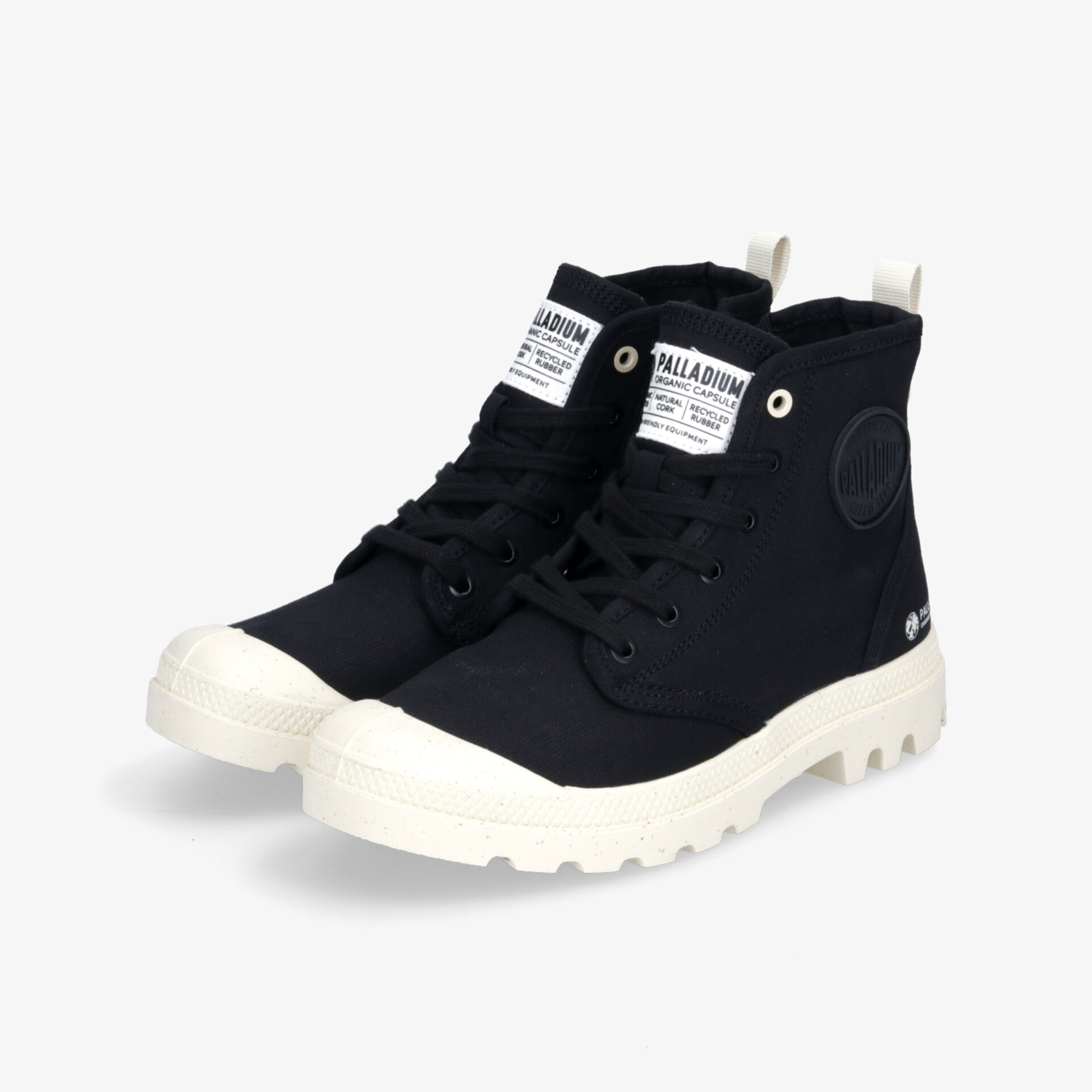 Robuste schwarze Freizeitstiefel mit komfortabler Passform, griffiger Profilsohle und stabiler Schnürung