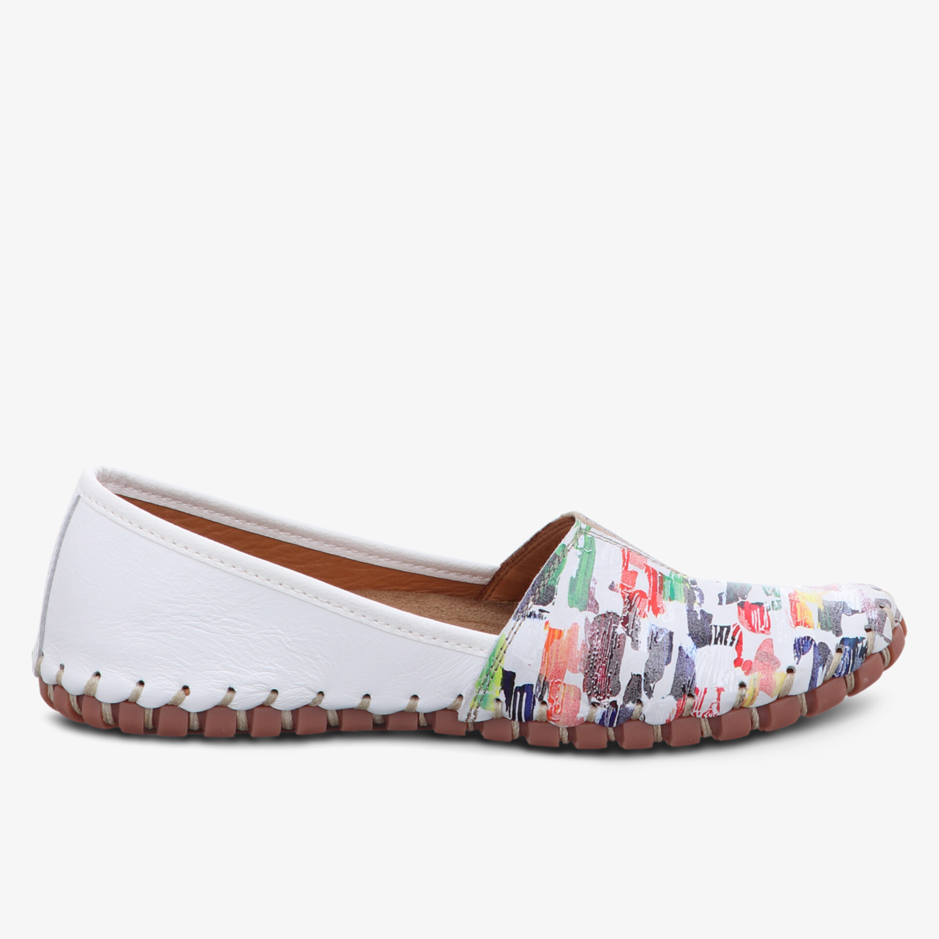 Bunter, modischer Schuh mit hochwertiger Verarbeitung und angenehmem Tragekomfort.