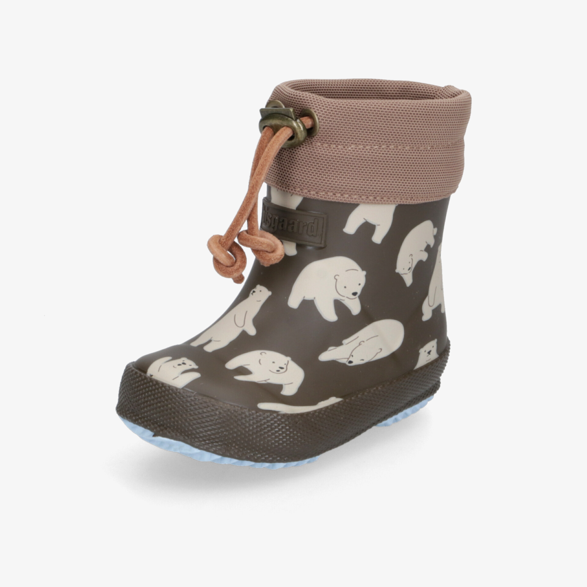 Wasserdichter robuster Schuh mit warmer Innenfütterung und verstellbarem Verschluss, rutschfeste Sohle für sicheren Halt