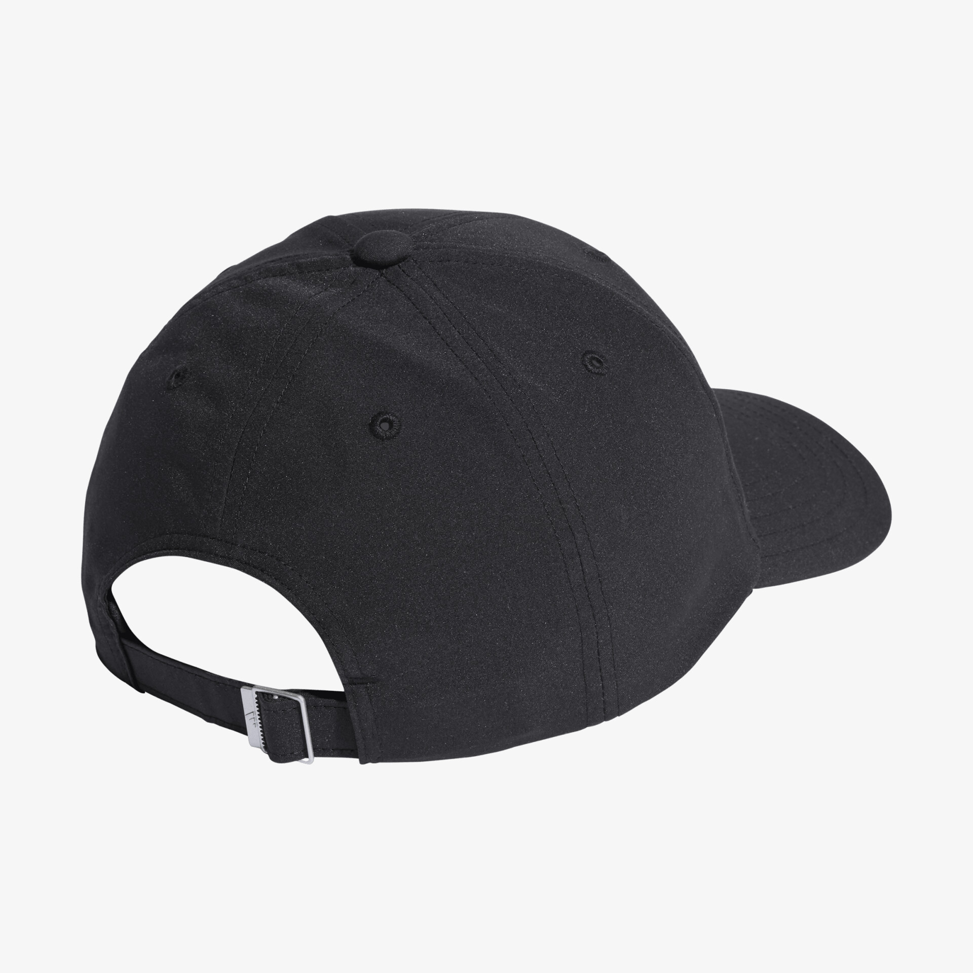 Schwarze Basecap aus weichem Material mit verstellbarem Riemen für perfekten Sitz und stilvollen Schutz