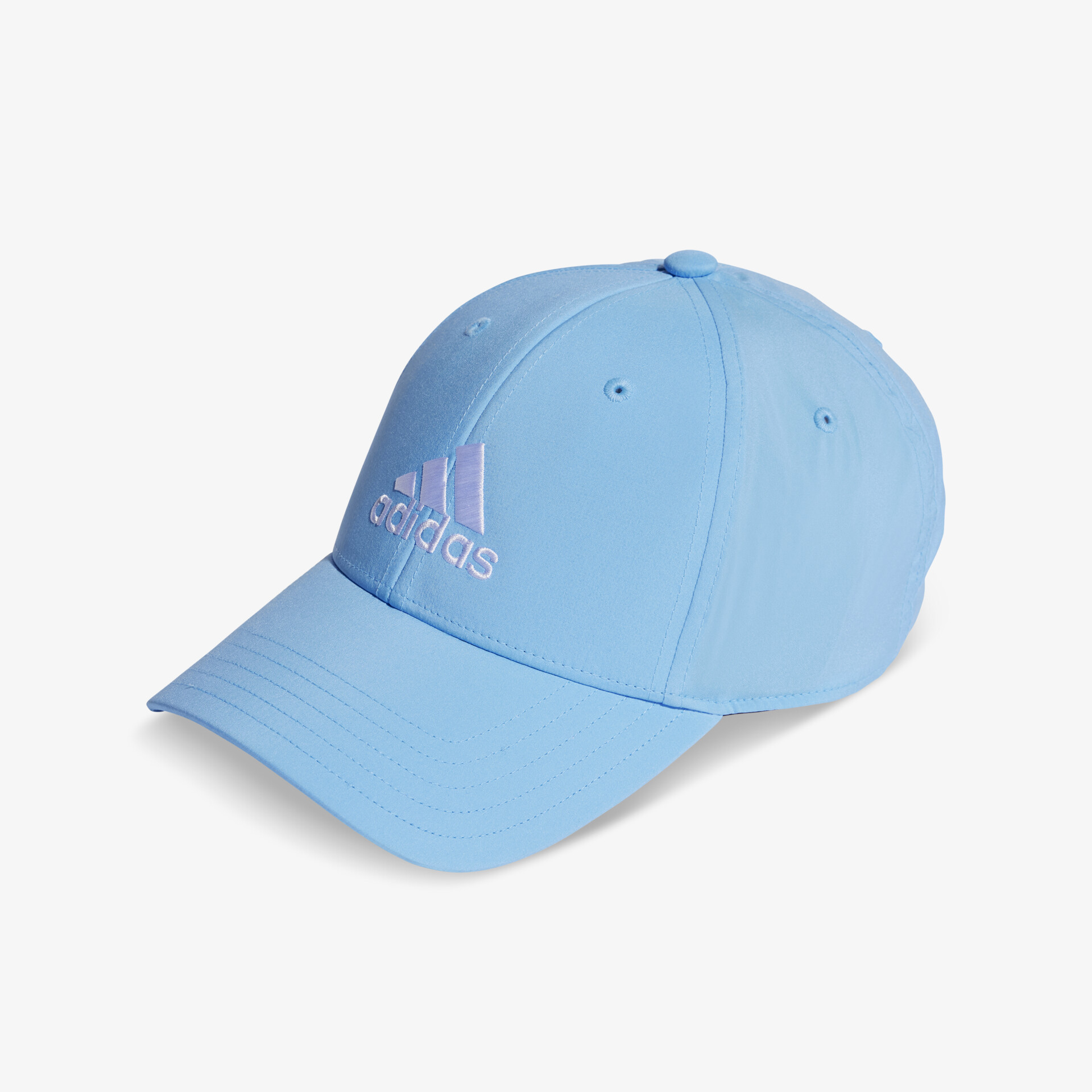 Blaue Kappe mit dezentem Logo, ideal für sportliche Freizeitaktivitäten und bequemen Tragekomfort