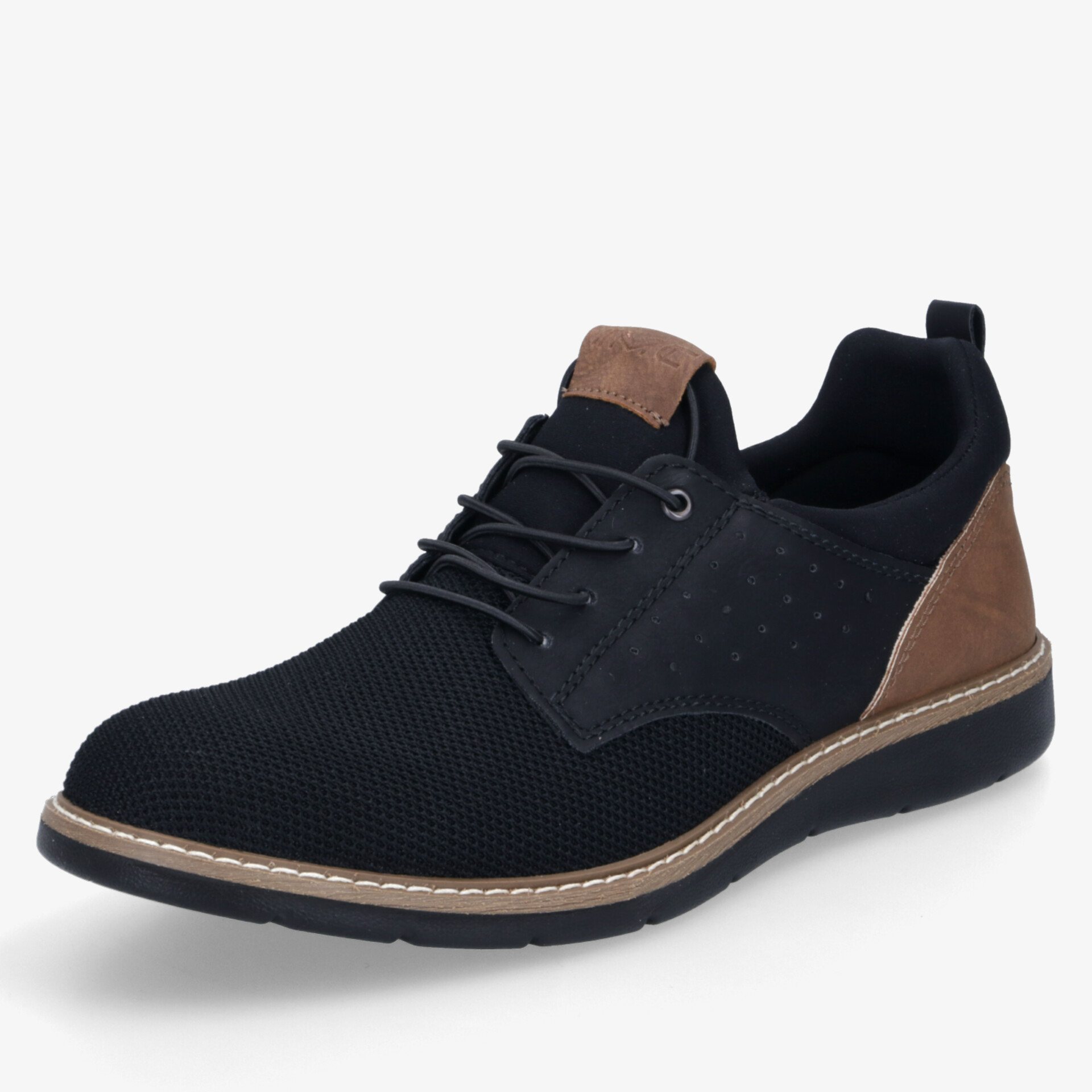 Moderner Sneaker in schwarz und braun mit flexiblem Design und bequemer Passform
