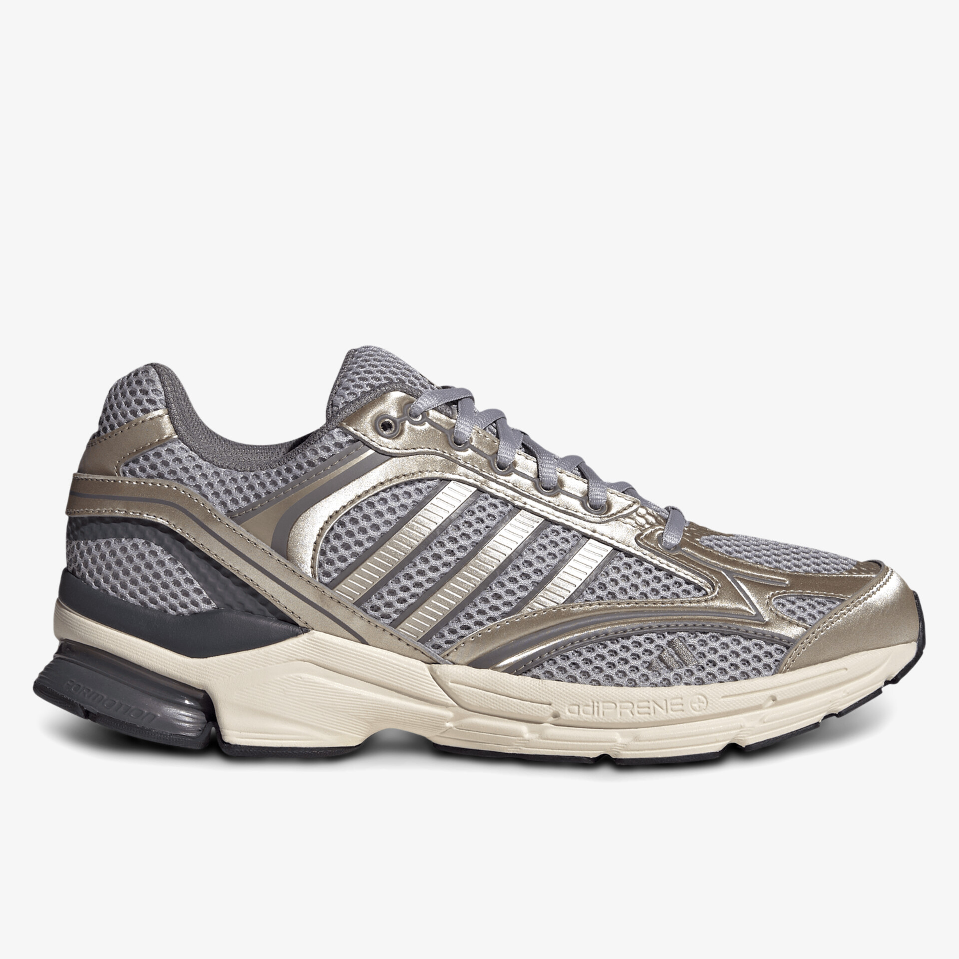 Leichter, atmungsaktiver Laufschuh mit guter Dämpfung und sportlichem Design in Seitansicht