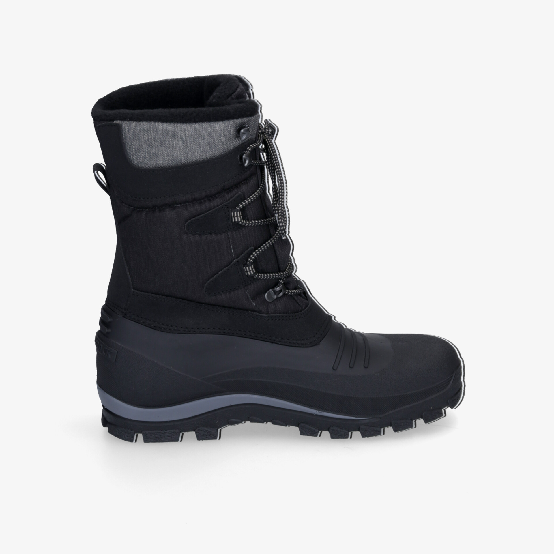 Stylische und robuste Winterstiefel mit warmem Futter und rutschfester Sohle für optimalen Halt im Schnee.