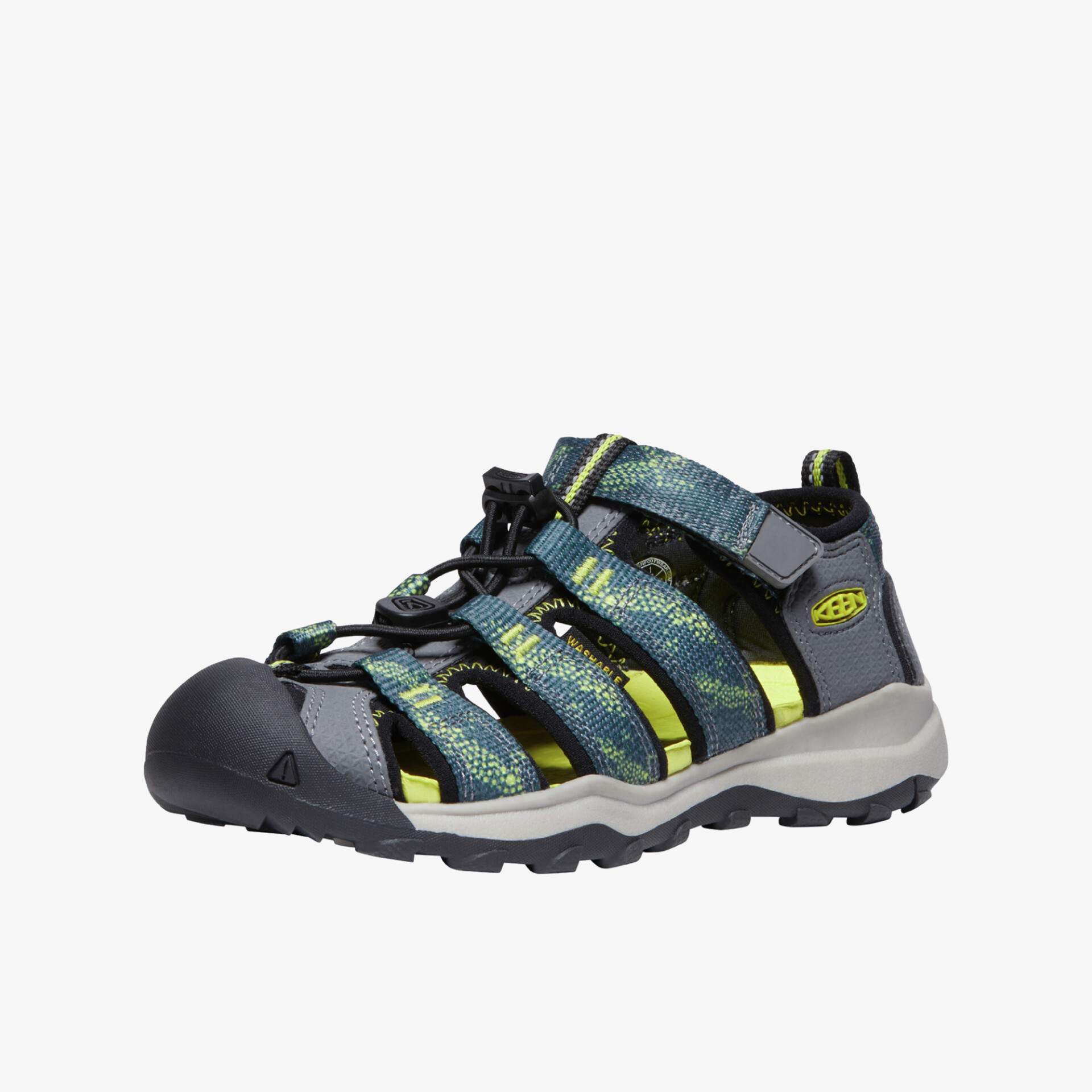 Robuste Outdoor-Sandale mit sportlichem Design, ideal für vielfältige Abenteuer.