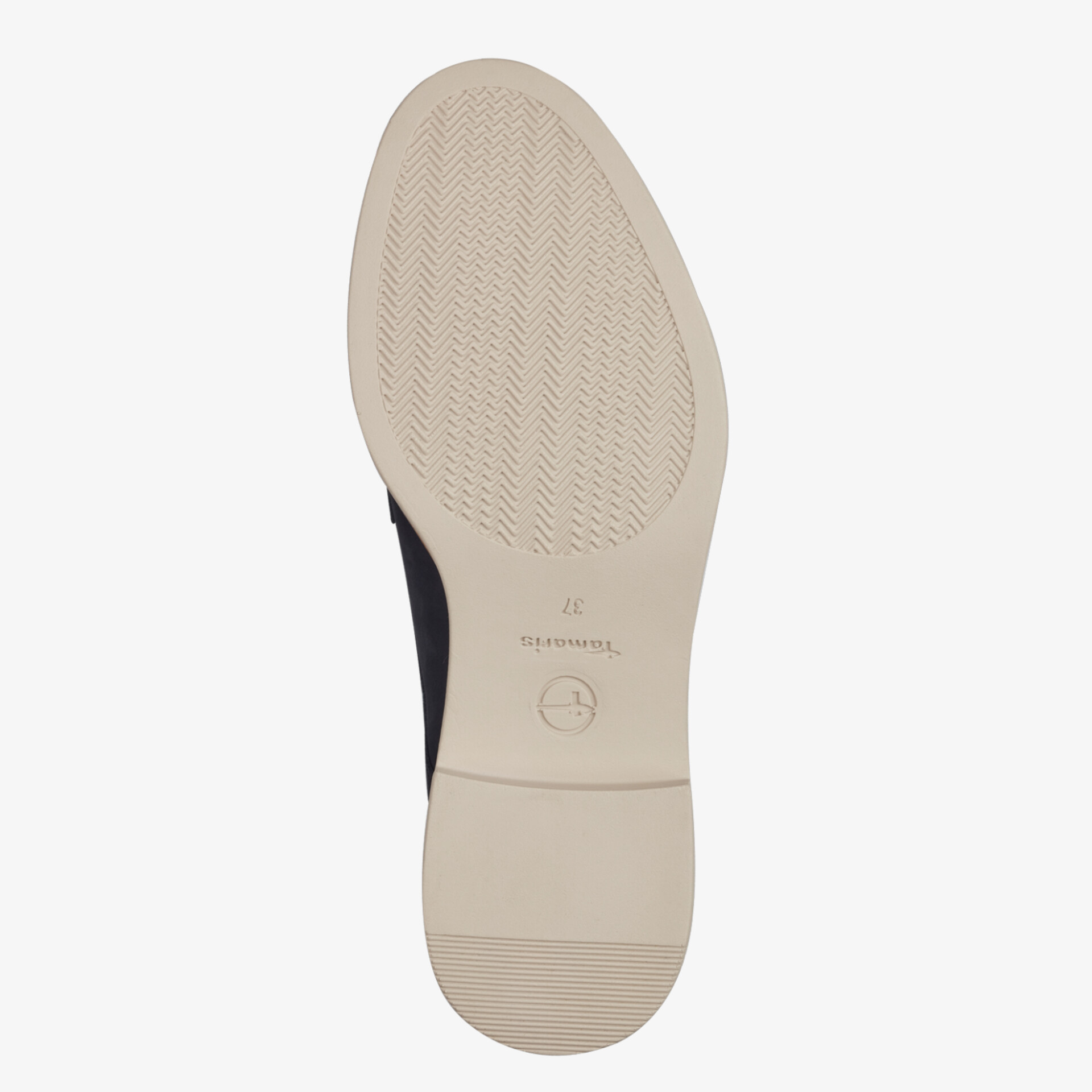 Beige Schuhsohle mit rutschfester, langlebiger und abriebfester Oberfläche für optimalen Komfort