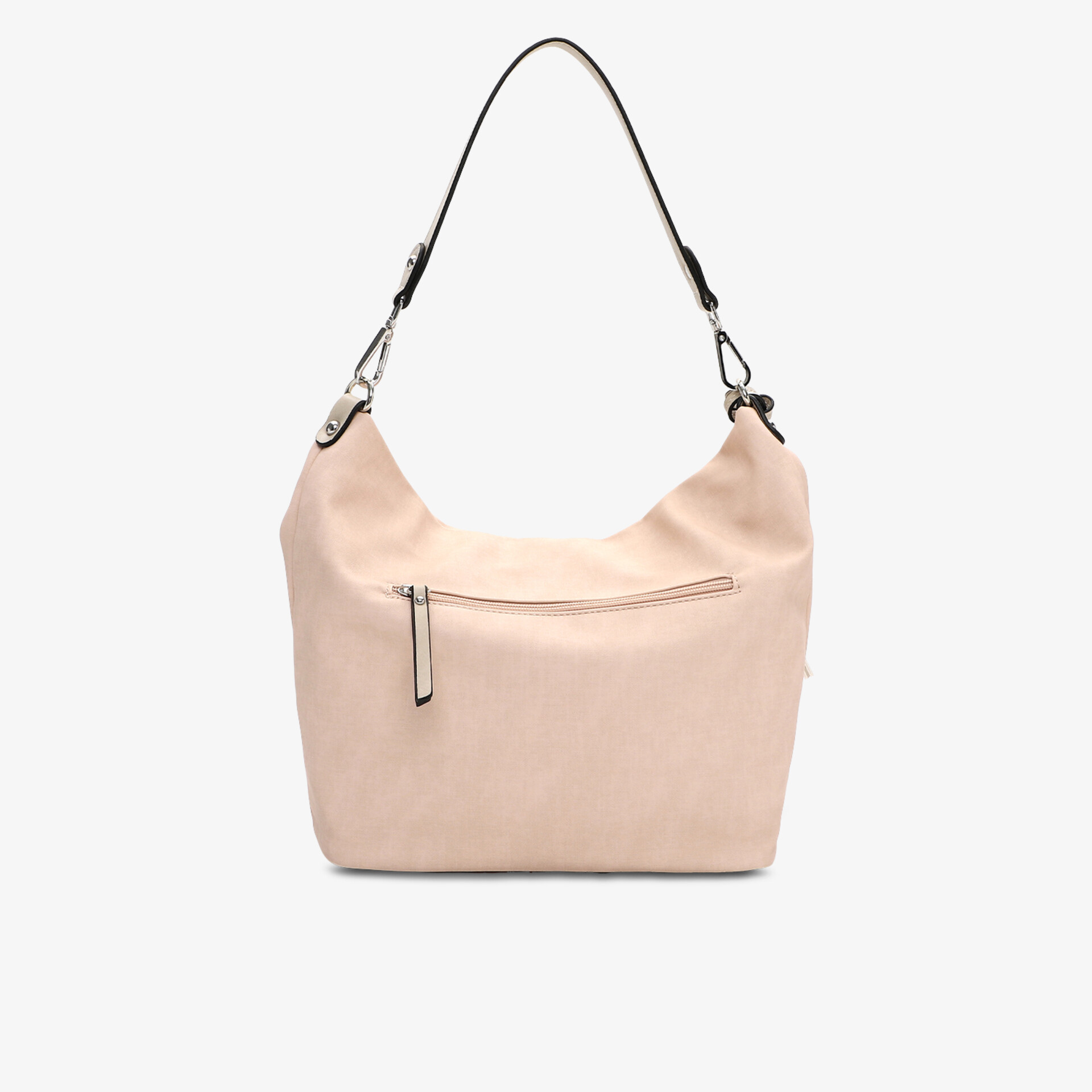Elegante Tasche in zartem Rosa mit praktischem Reißverschluss und robustem Tragegriff.