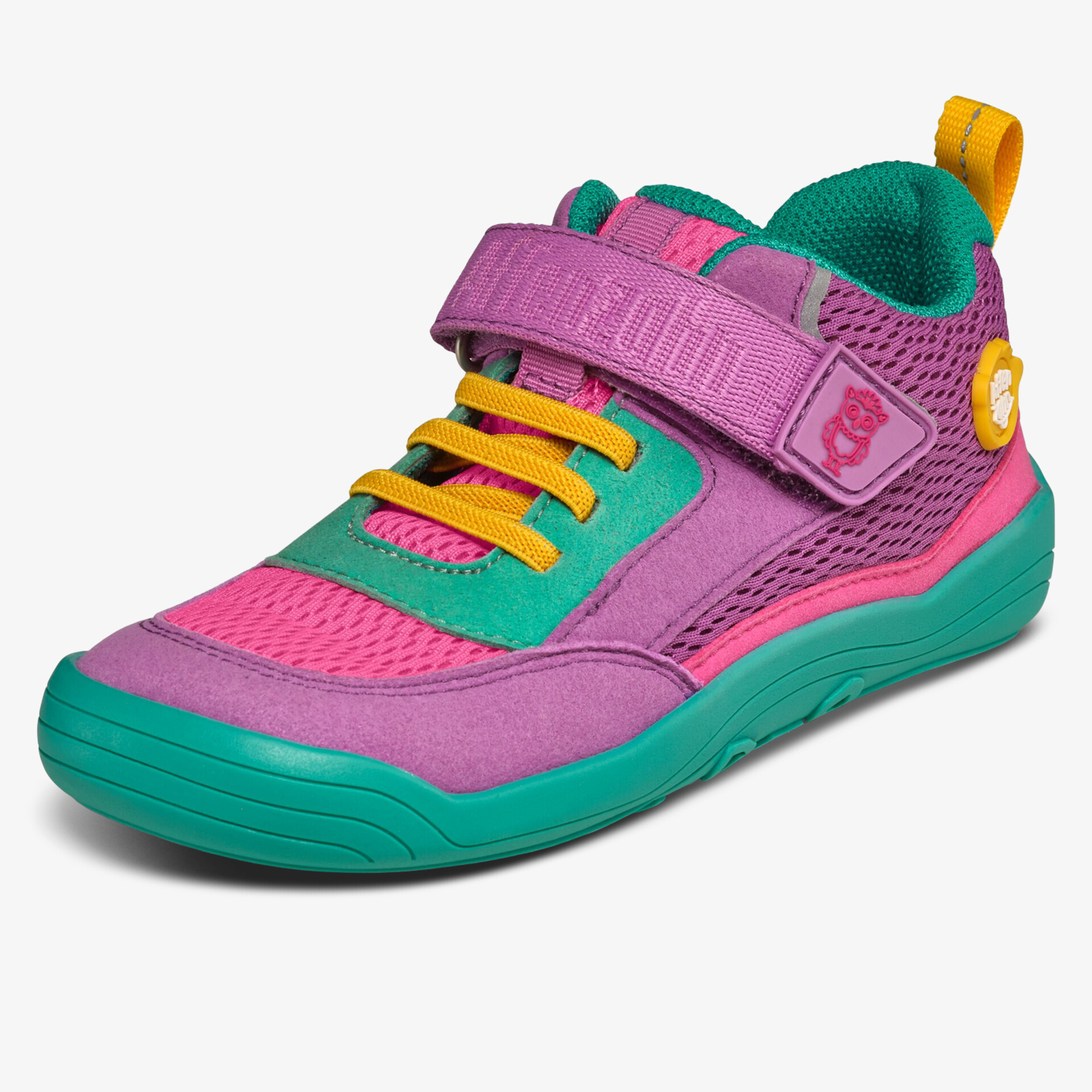 Bunte Sneaker mit Klettverschluss und flexibler Sohle für hohen Tragekomfort