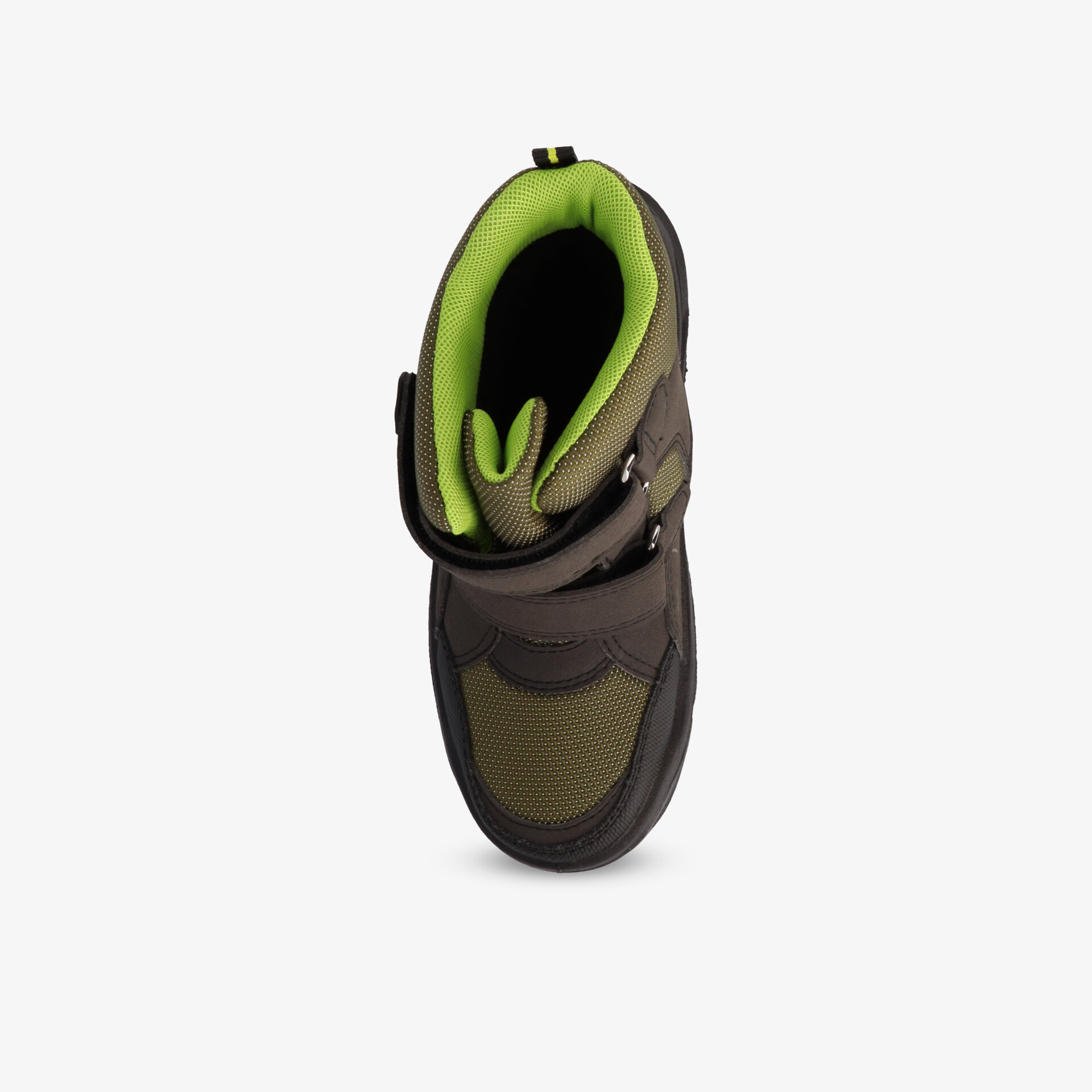 Bequemer Schuh mit verstellbarem Verschluss und gepolstertem Innenfutter für hohen Tragekomfort.