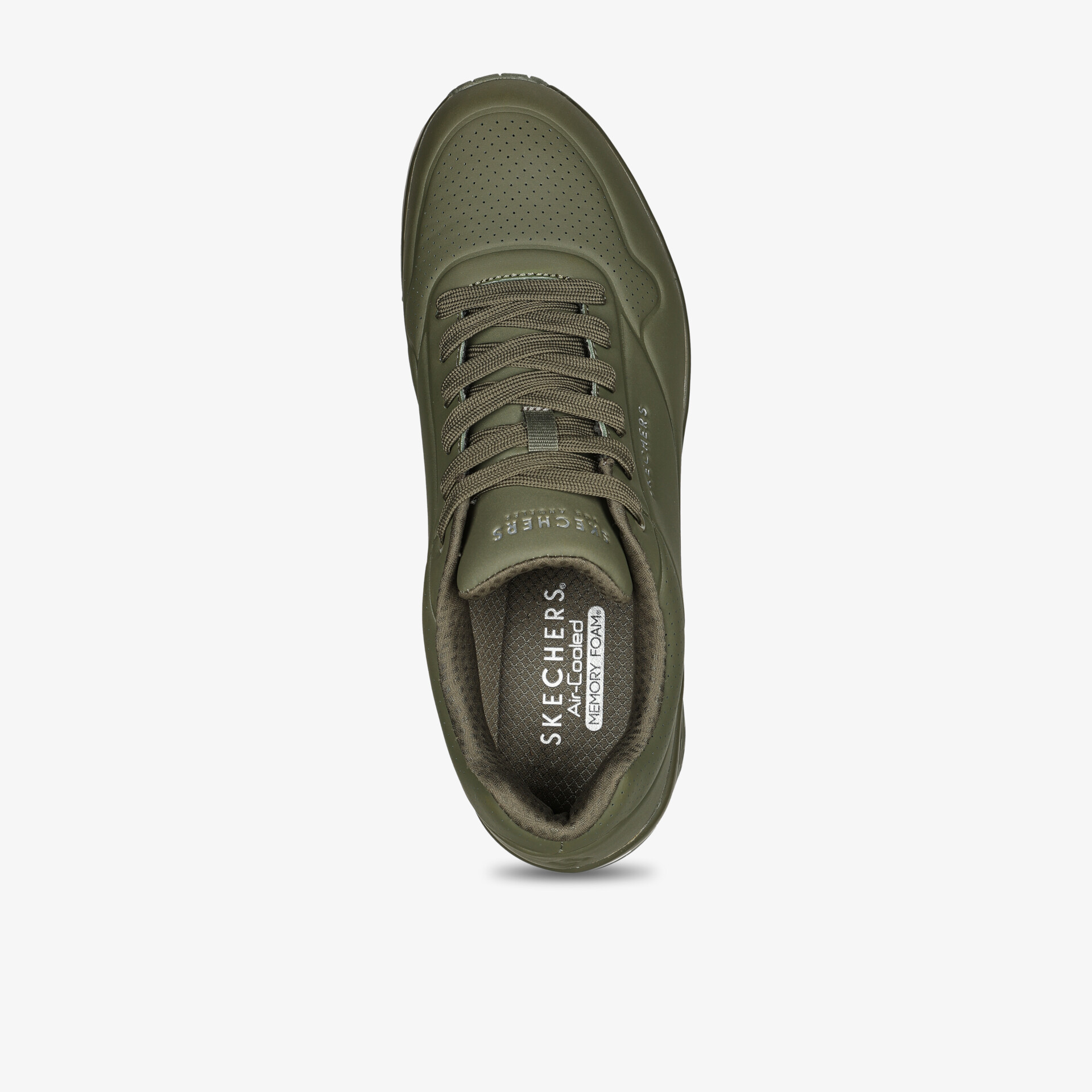 Moderner Olive Sneaker mit bequemer Passform und stilvollem Design von oben