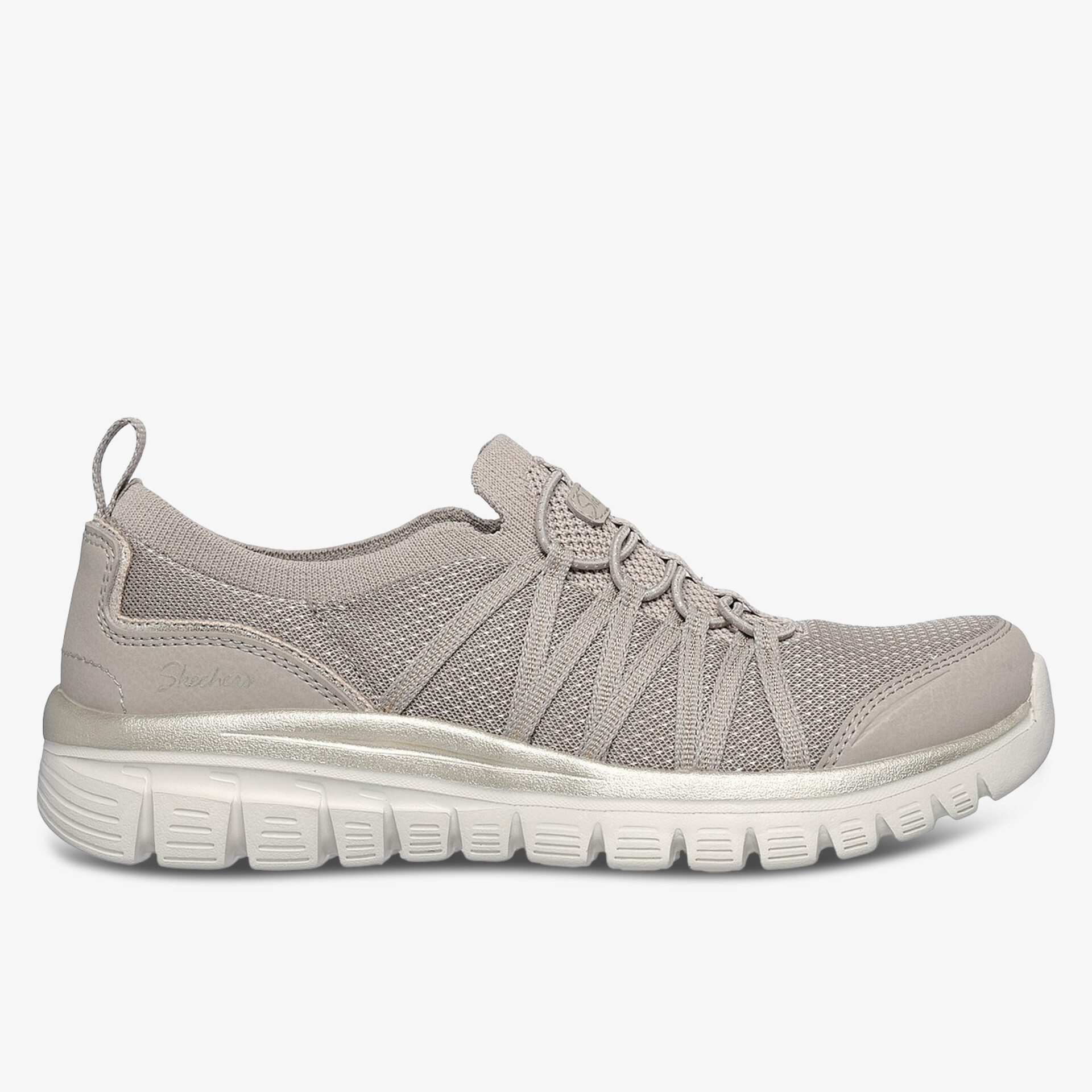 Leichter, atmungsaktiver Schuh mit flexibler Sohle und komfortablem Sitz, seitliche Ansicht