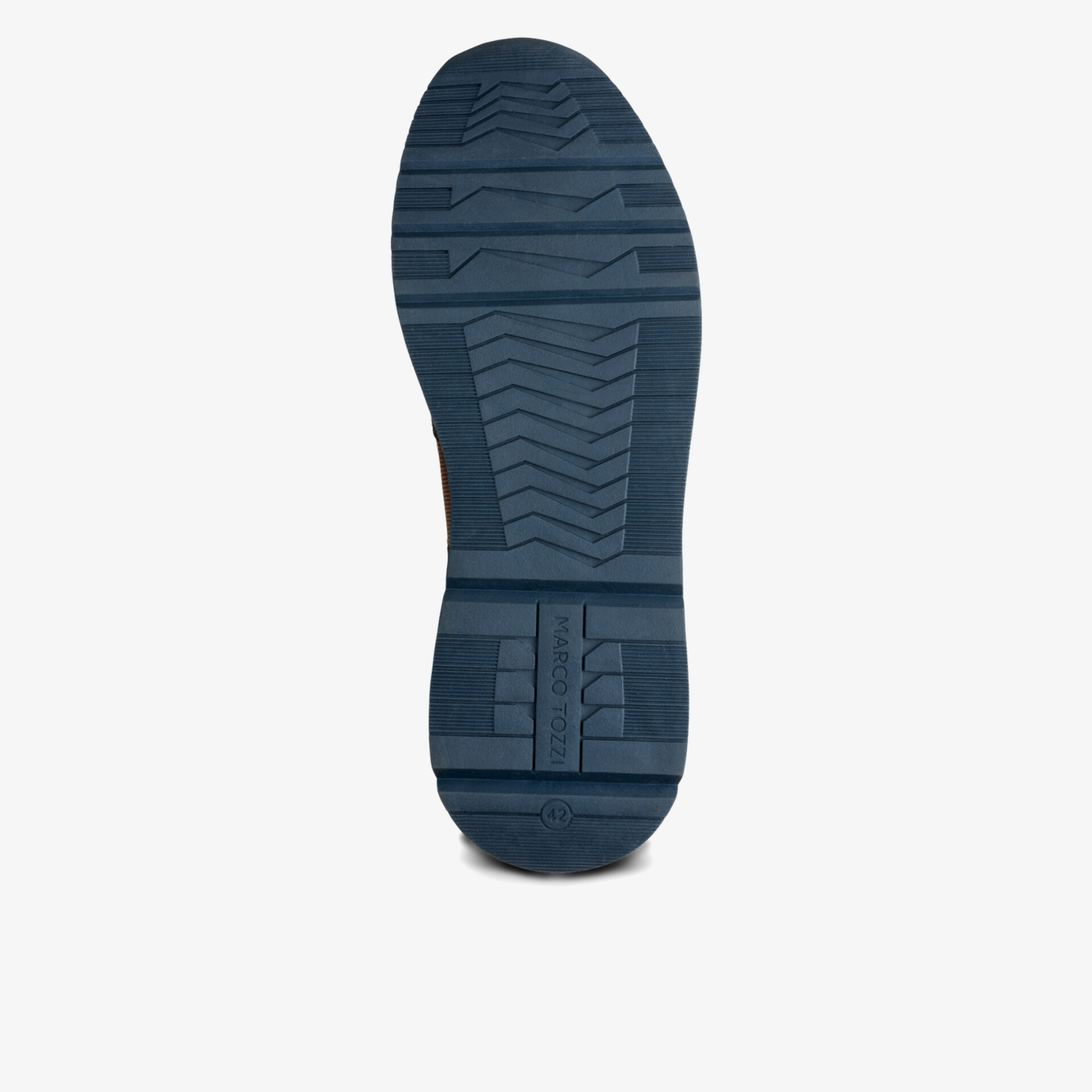 Robuste Schuhsohle mit tiefem Profil für sicheren Halt und optimale Rutschfestigkeit auf verschiedenen Untergründen