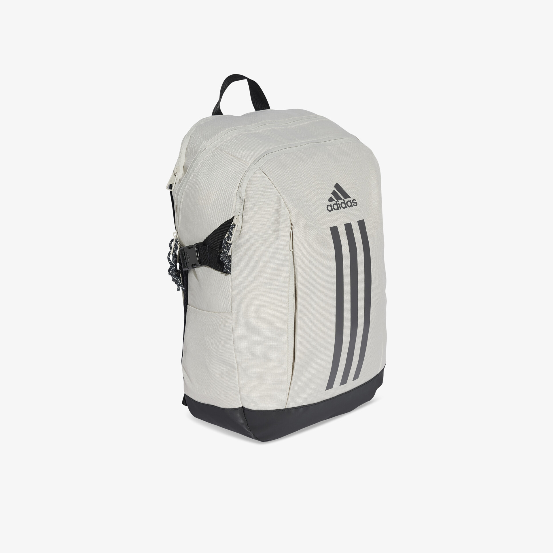 Robuster grauer Rucksack mit geräumigem Hauptfach, verstellbaren Trägern und modernem Design, perfekt für Alltag