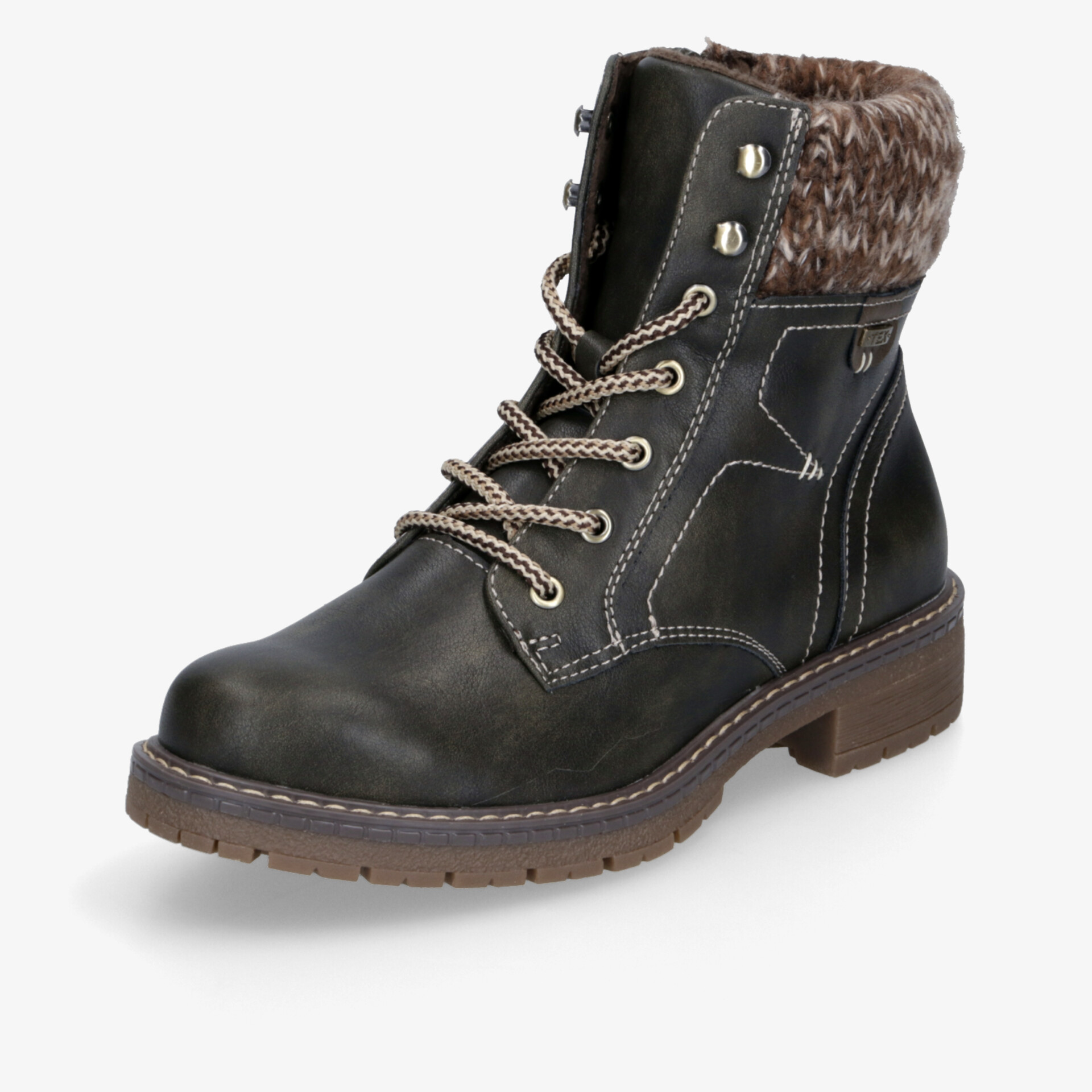 Elegante Stiefelette in Lederoptik mit warmer Fütterung und robuster Sohle für höchsten Komfort