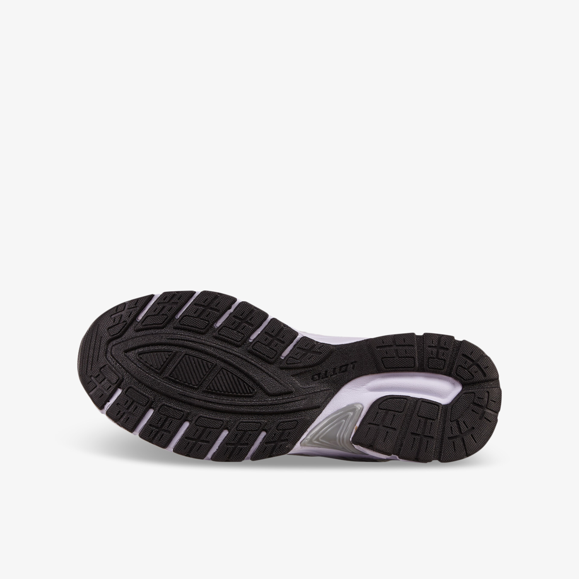 Rutschfeste schwarze Schuhsohle mit griffigem Profil für optimalen Halt und langlebige Nutzung