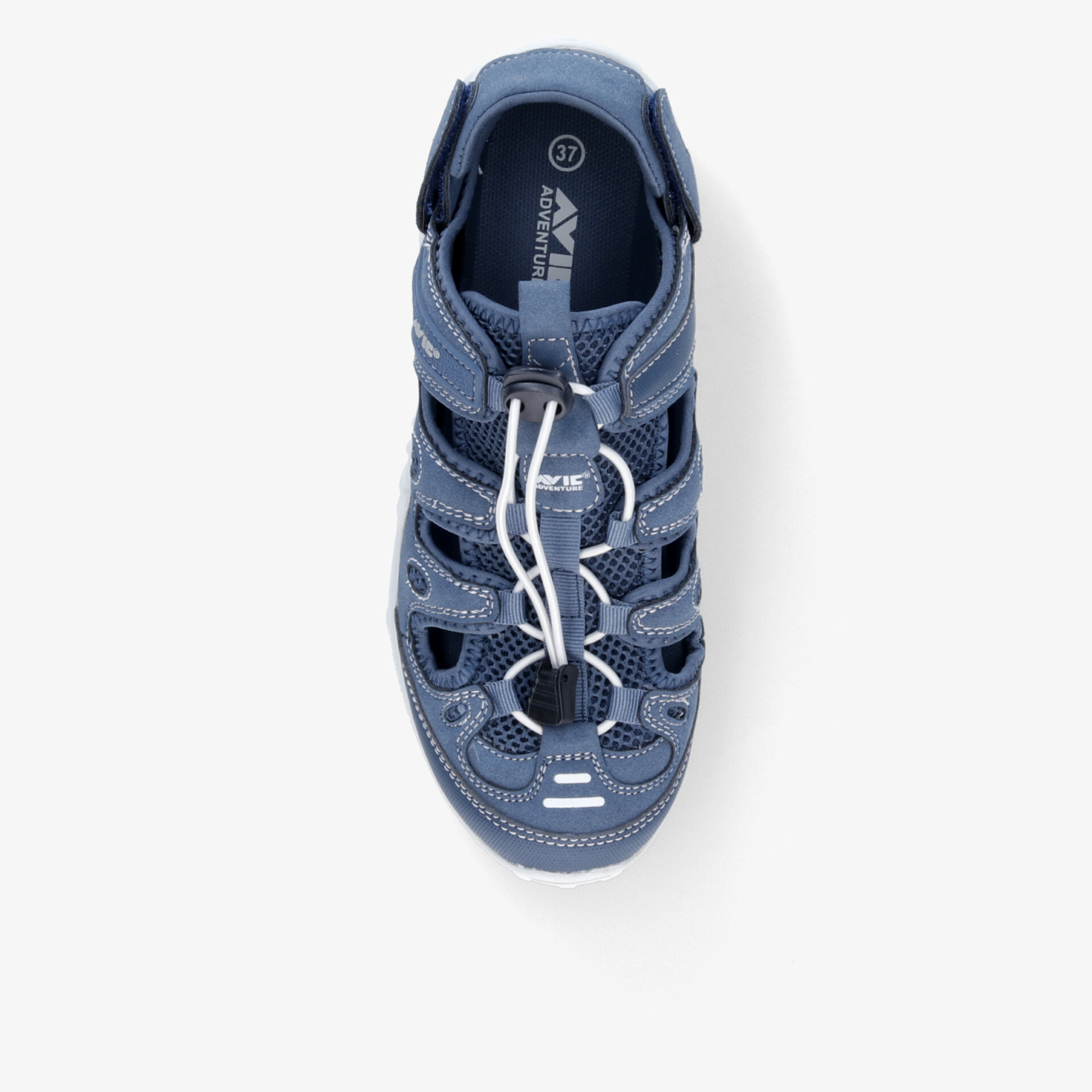 Blau Outdoor-Sandale mit atmungsaktivem Design und verstellbarem Verschluss, bequem und robust für vielseitigen Einsatz