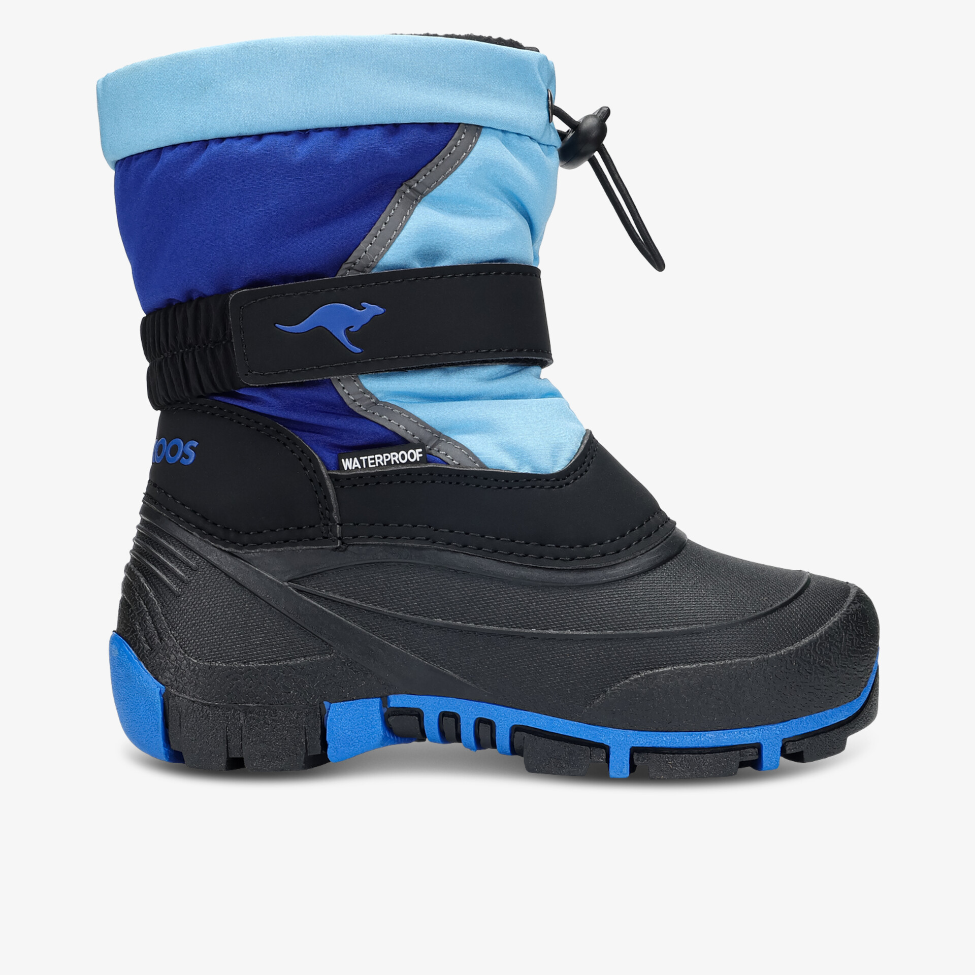 Warmer wasserfester Winterstiefel mit rutschfester Sohle und robuster Konstruktion in Blau