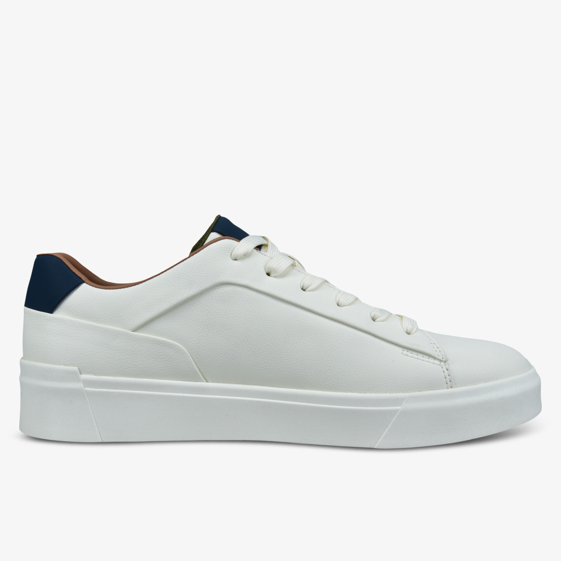 Moderner weißer Sneaker mit glattem Obermaterial und bequemer Passform, perfekt für den Alltag.