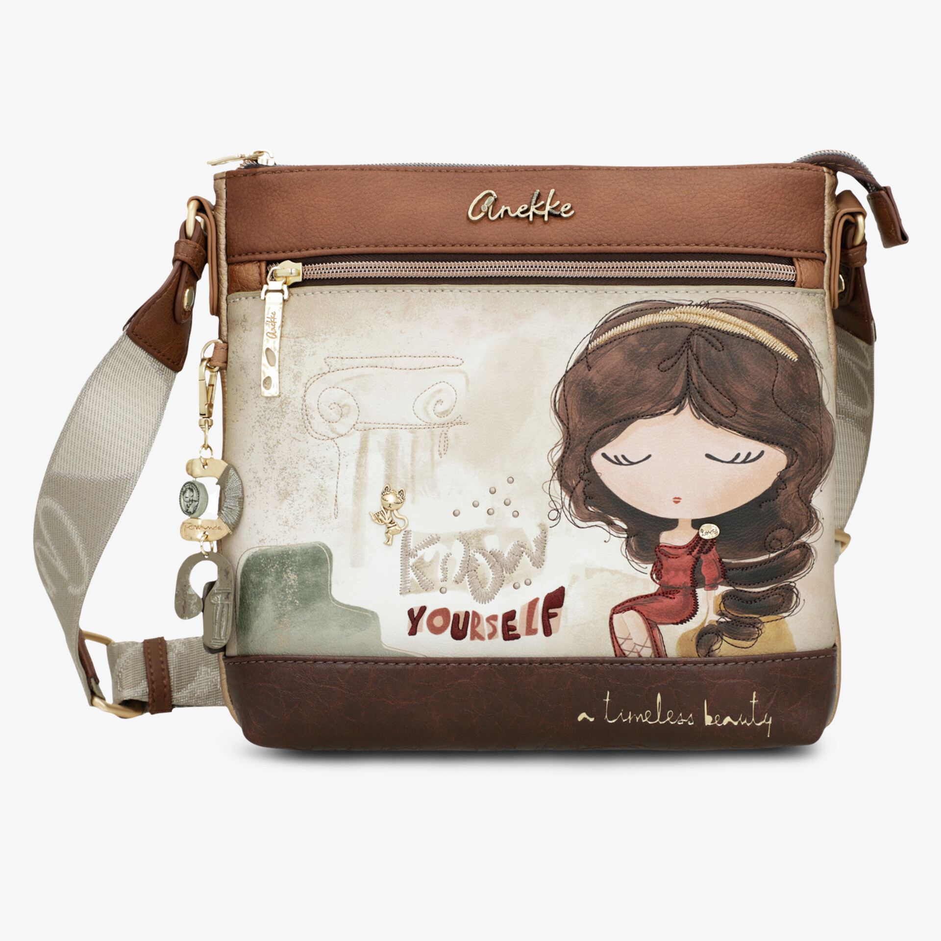 Stilvolle Umhängetasche mit einzigartigem Design und hochwertigen Materialien.