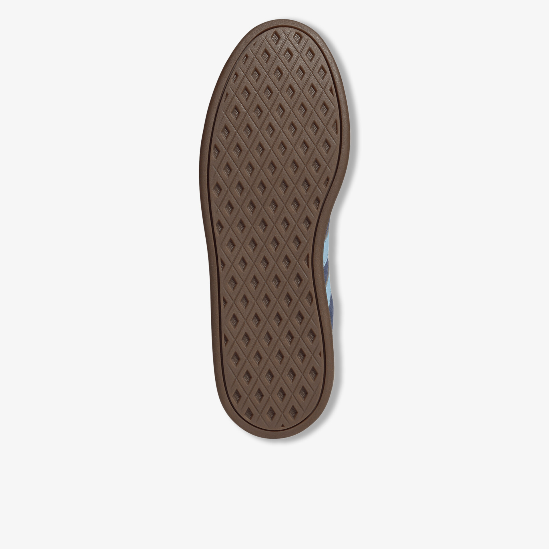 Rutschfeste und profilierte Schuhsohle in braun, robust und flexibel für optimalen Halt und Komfort