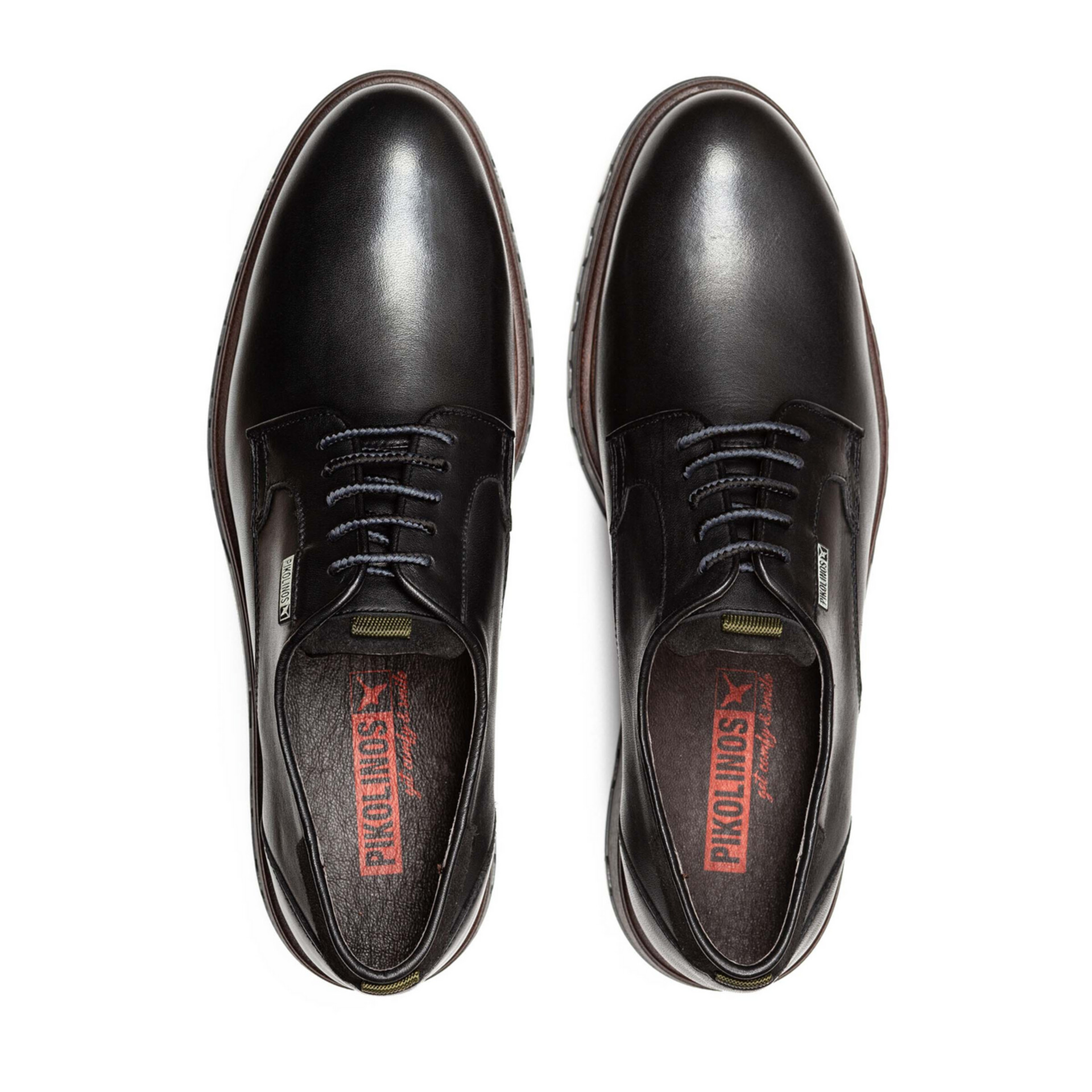 Elegante schwarze Lederschnürschuhe mit klassischem Design und hohem Komfort für stilvolle Anlässe.