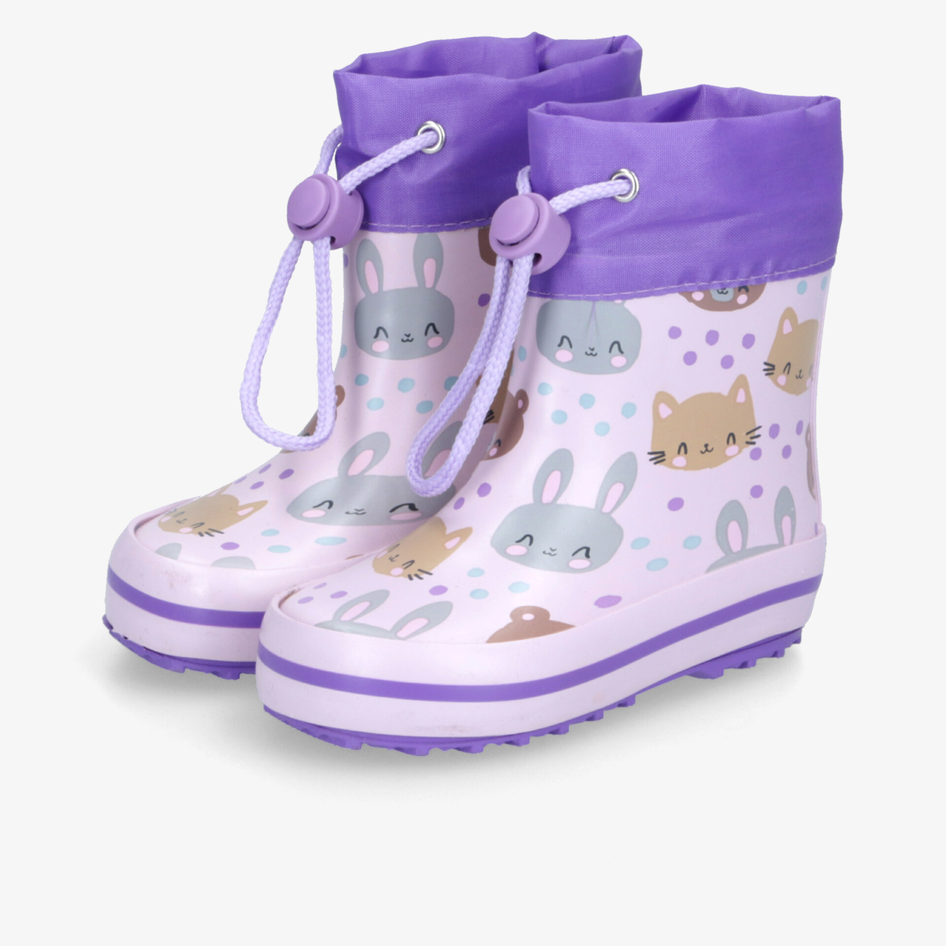 Wasserdichte bunte Gummistiefel mit warmem Futter und rutschfester Sohle für sicheren und komfortablen Tragekomfort