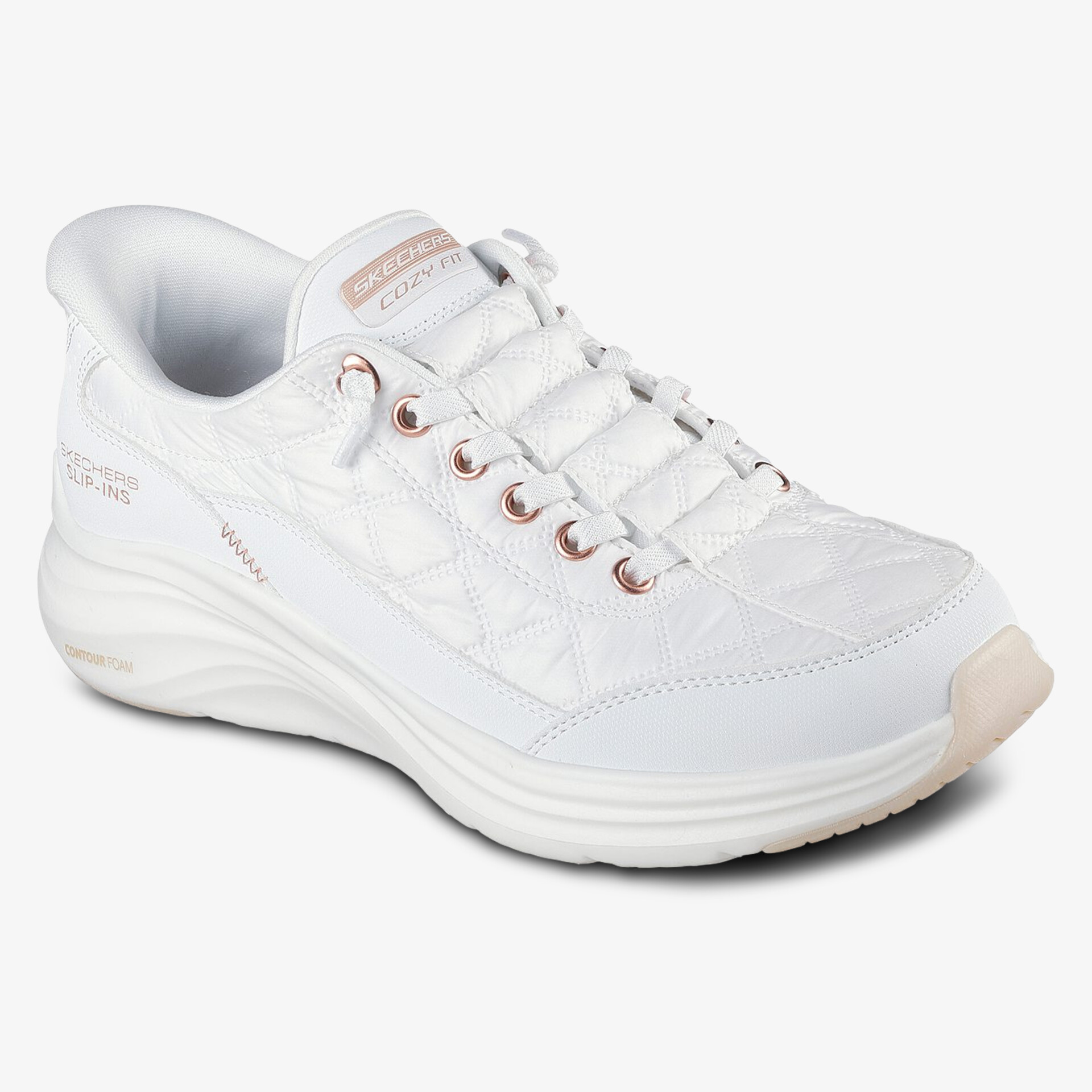 Moderner, bequemer Schuh mit gepolsterter Sohle und stilvollen Details