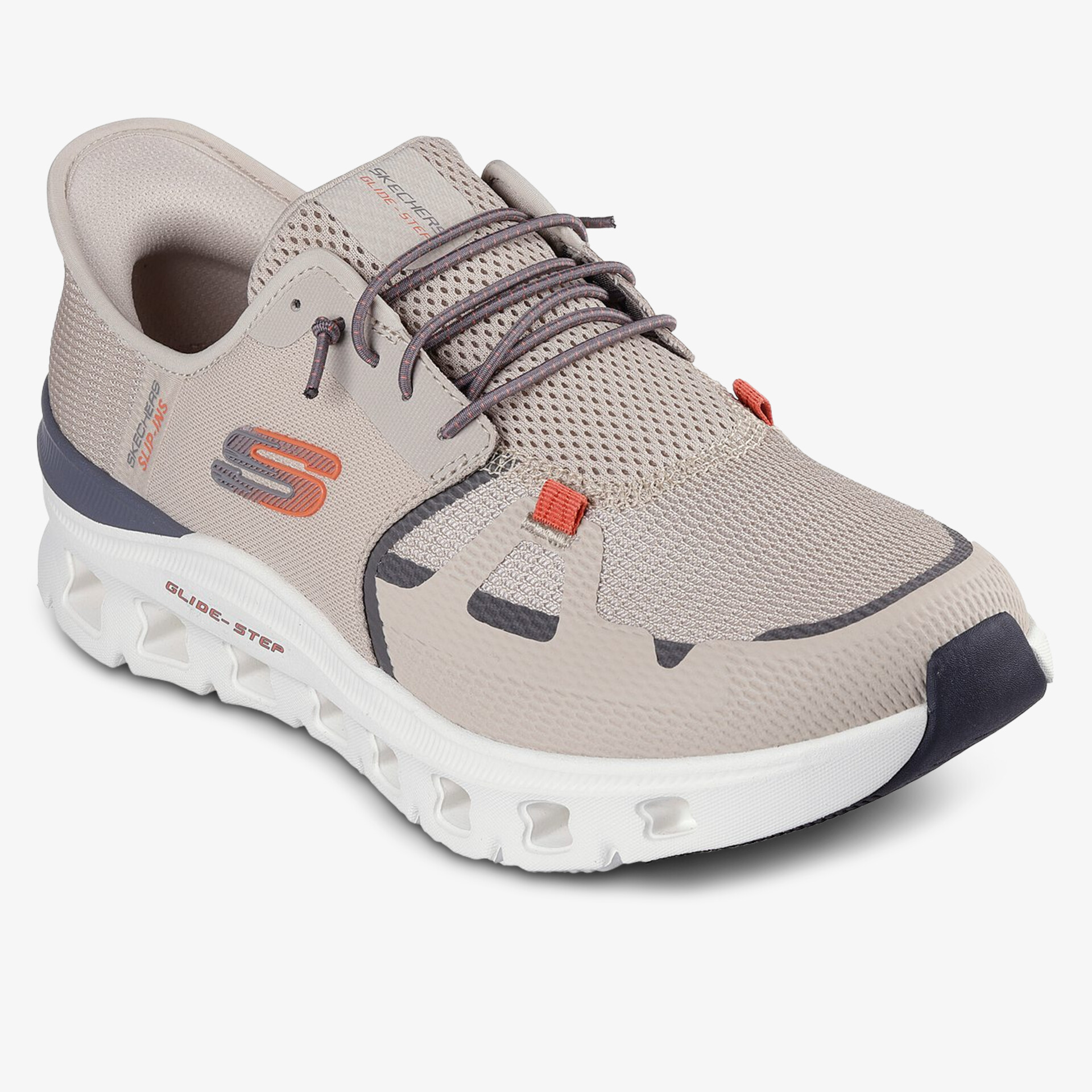 Leichter sportlicher Schuh mit atmungsaktivem Mesh-Obermaterial, flexibler Sohle und Schnellschnürung