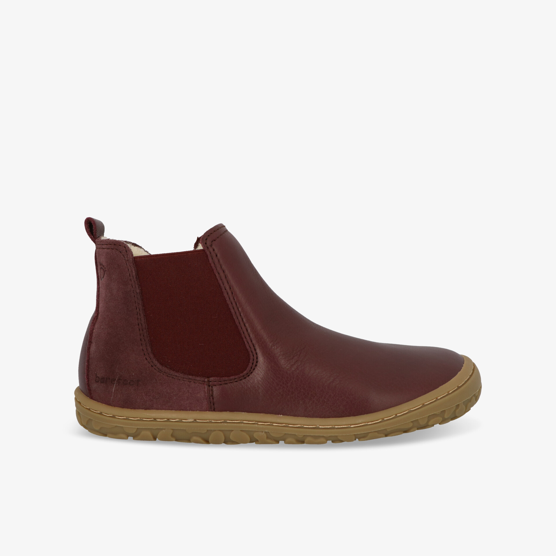 Stylische braune Stiefelette mit elastischen Einsätzen und rutschfester Sohle für Komfort und Alltagstauglichkeit.