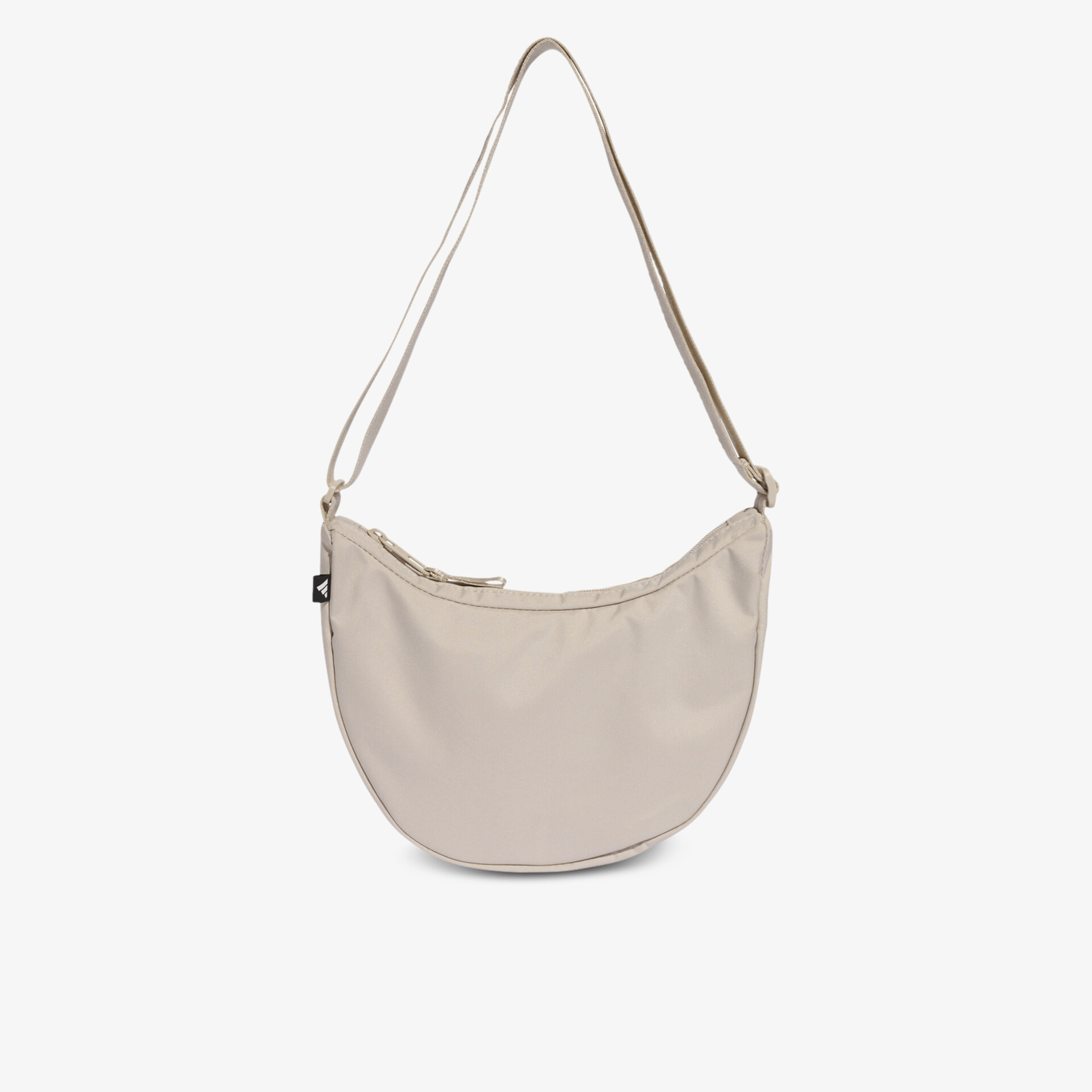 Leichte und minimalistische cremeweiße Umhängetasche mit praktischem Format und elegantem Design