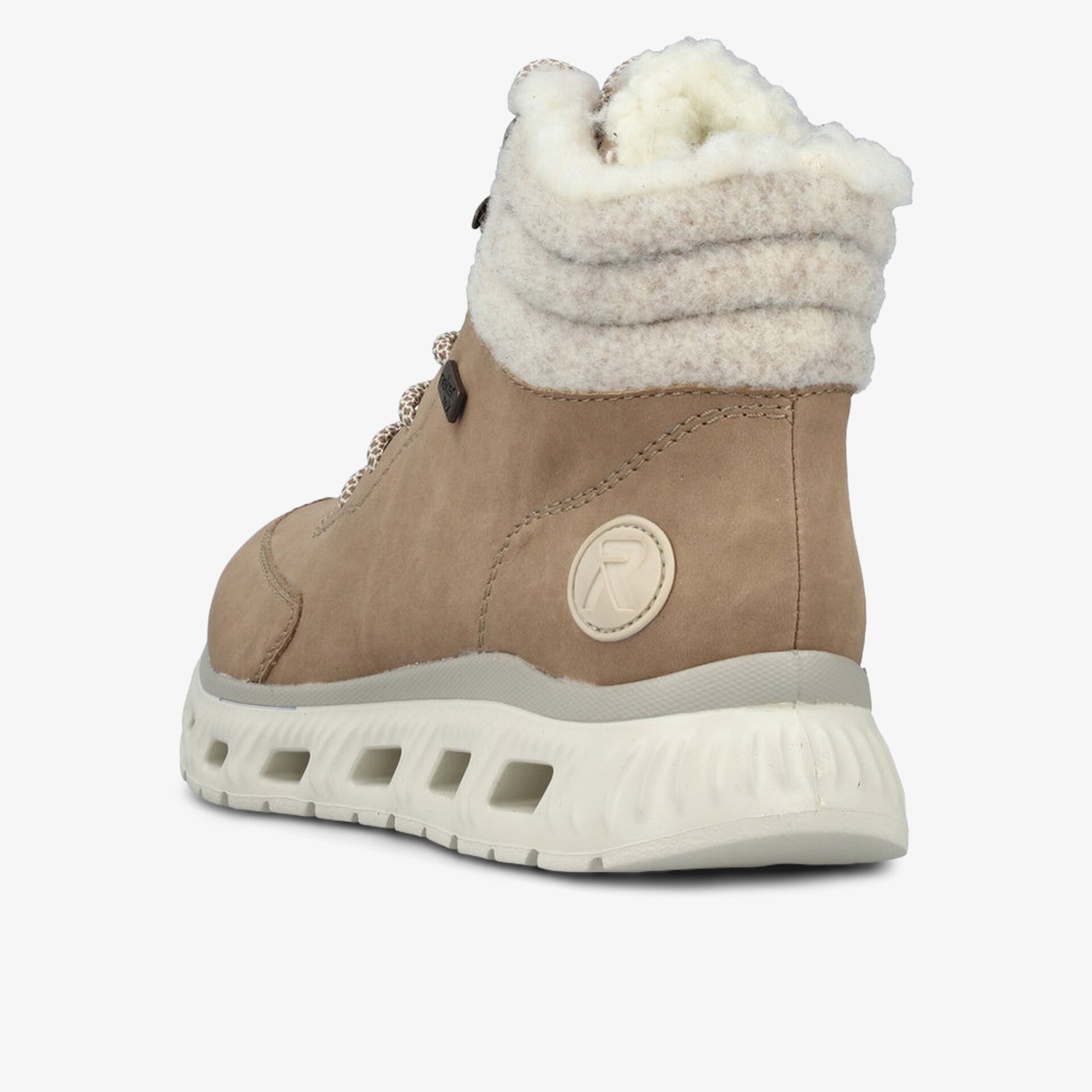 Warmer, gefütterter Schuh mit robuster, dämpfender Sohle und hohem Schaft für optimalen Komfort