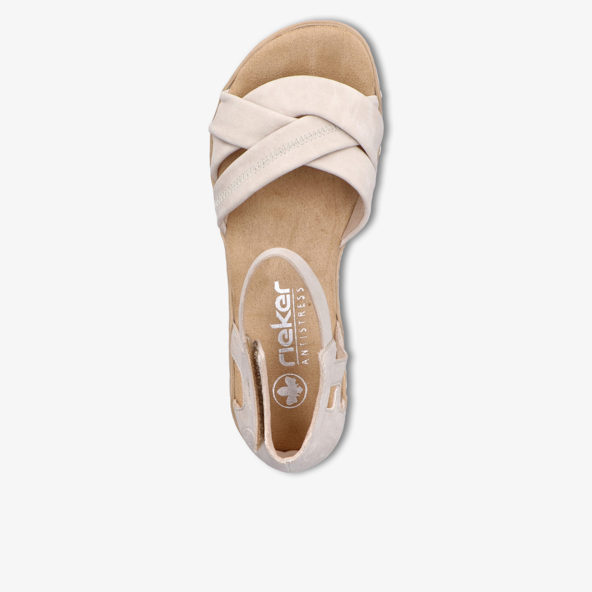 Komfortable Sandale mit weichem Fußbett und eleganten, geschwungenen Riemen für entspannte Sommertage