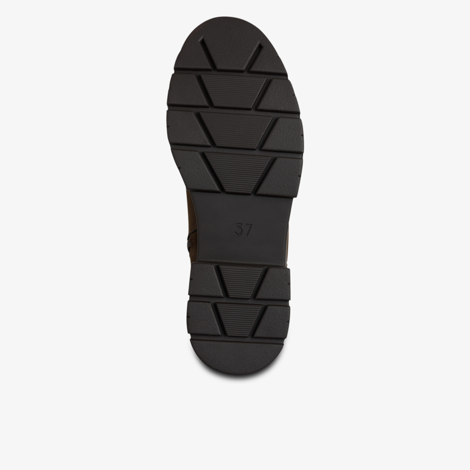 Robuste, rutschfeste Schuhsohle mit tiefem Profil für optimalen Halt und Langlebigkeit