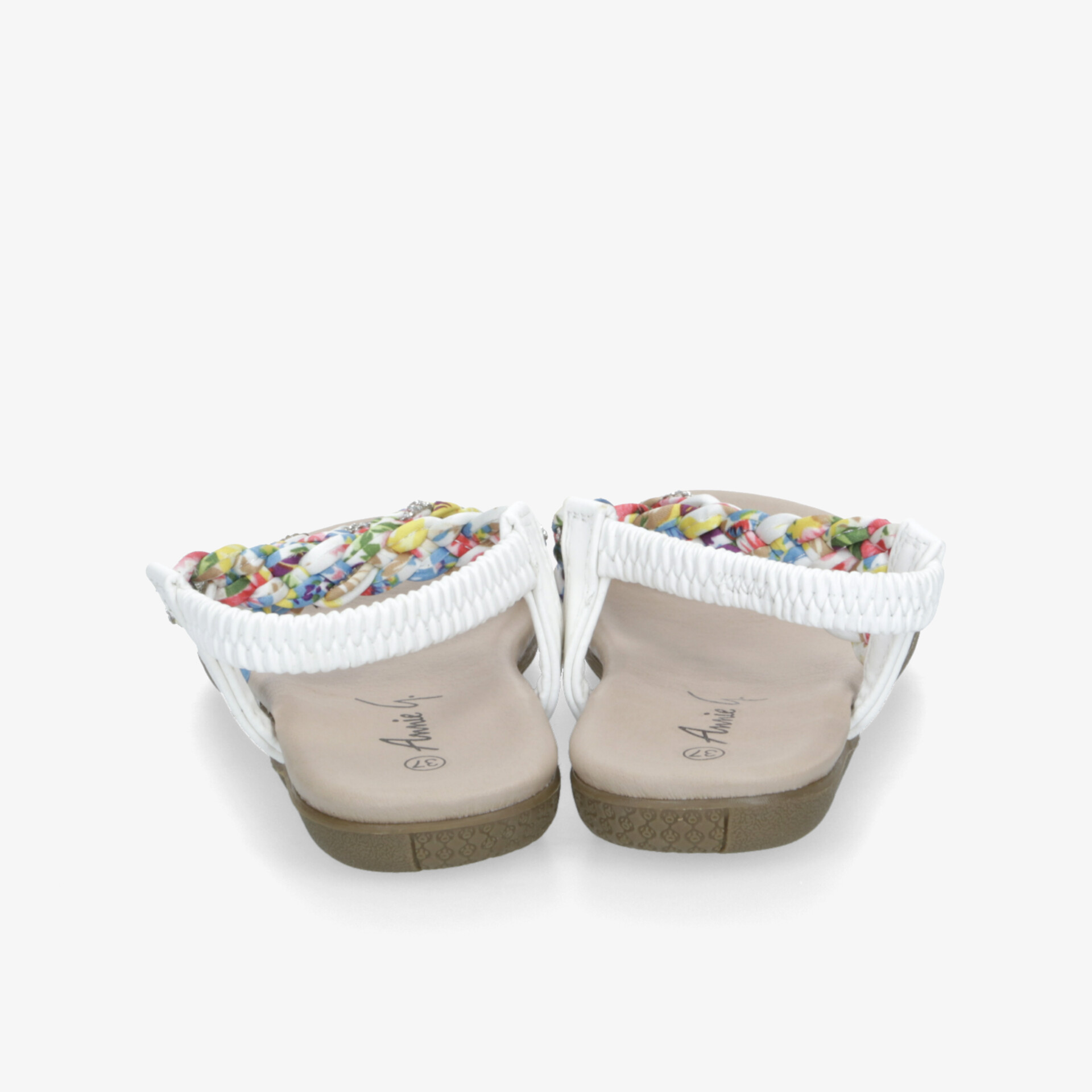 Bequem gepolsterte Hausschuhe mit leichter, flexibler und rutschfester Sohle, offen und atmungsaktiv für warmen Sommerkomfort