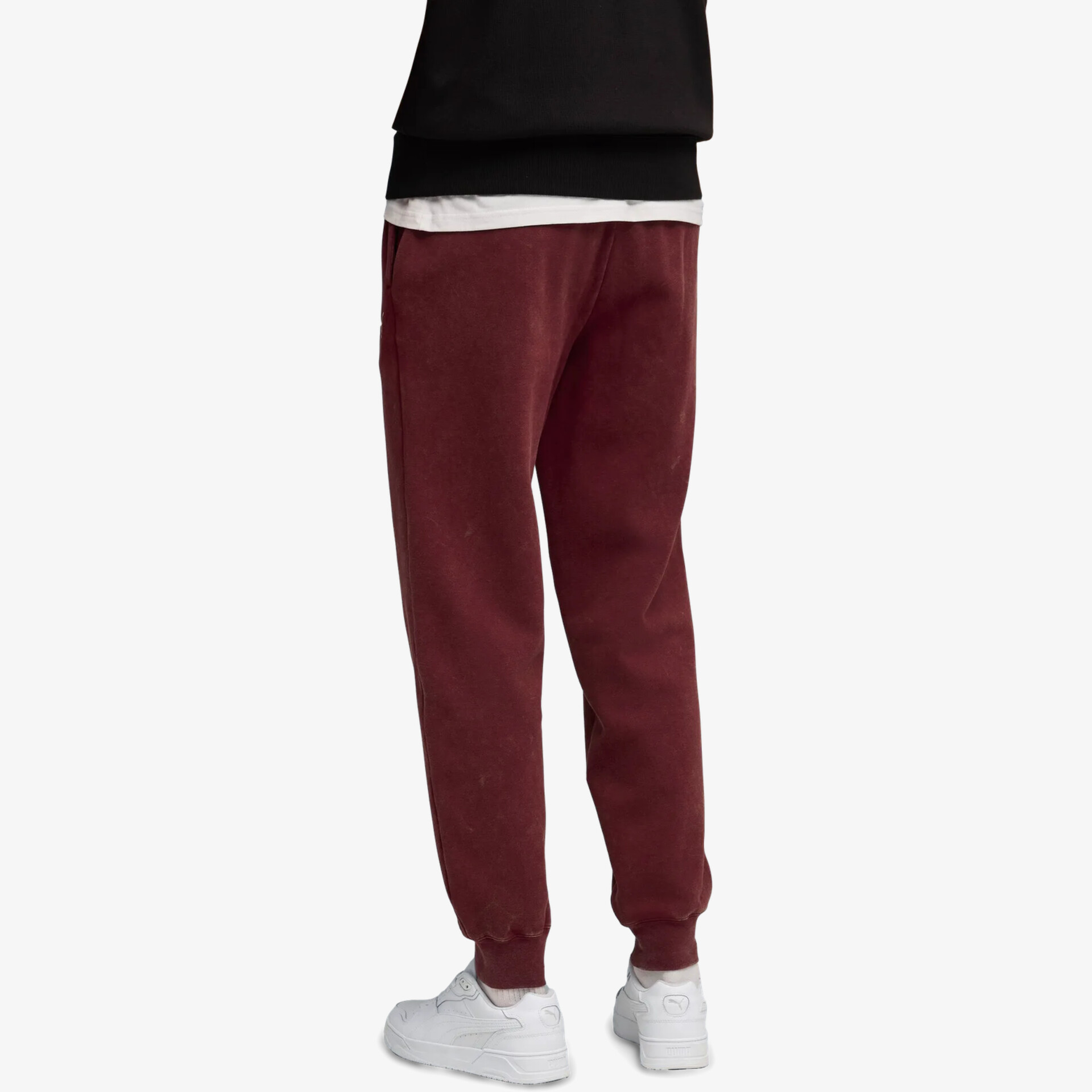 Bequeme rote Jogginghose mit elastischen Bündchen für sportlichen und lässigen Look